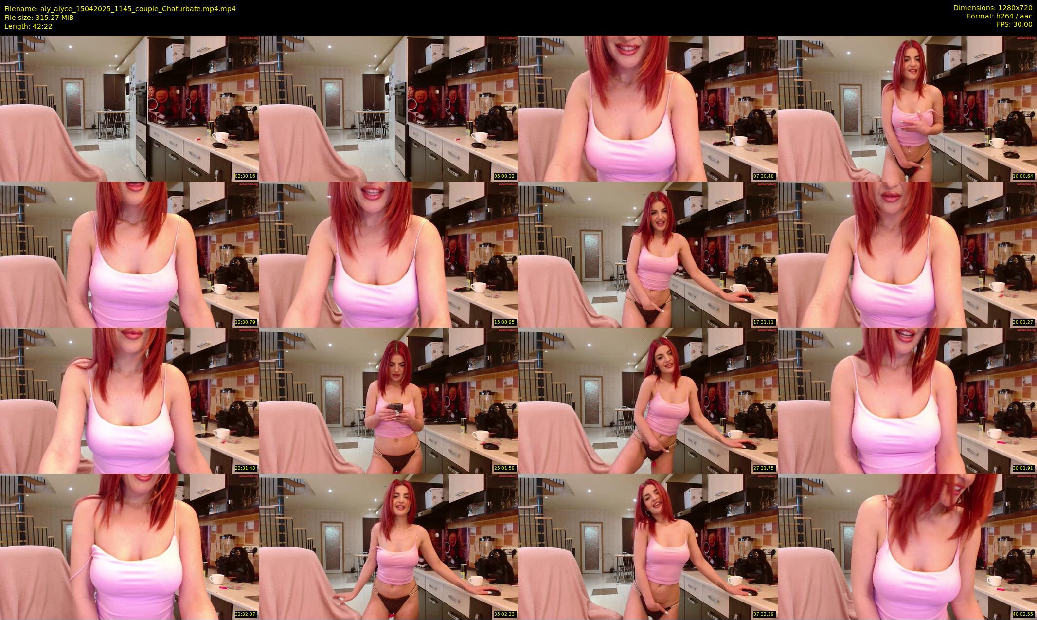 aly_alyce — 43 minute Chaturbate female cam show recording, 720p, Apr 15, 2025