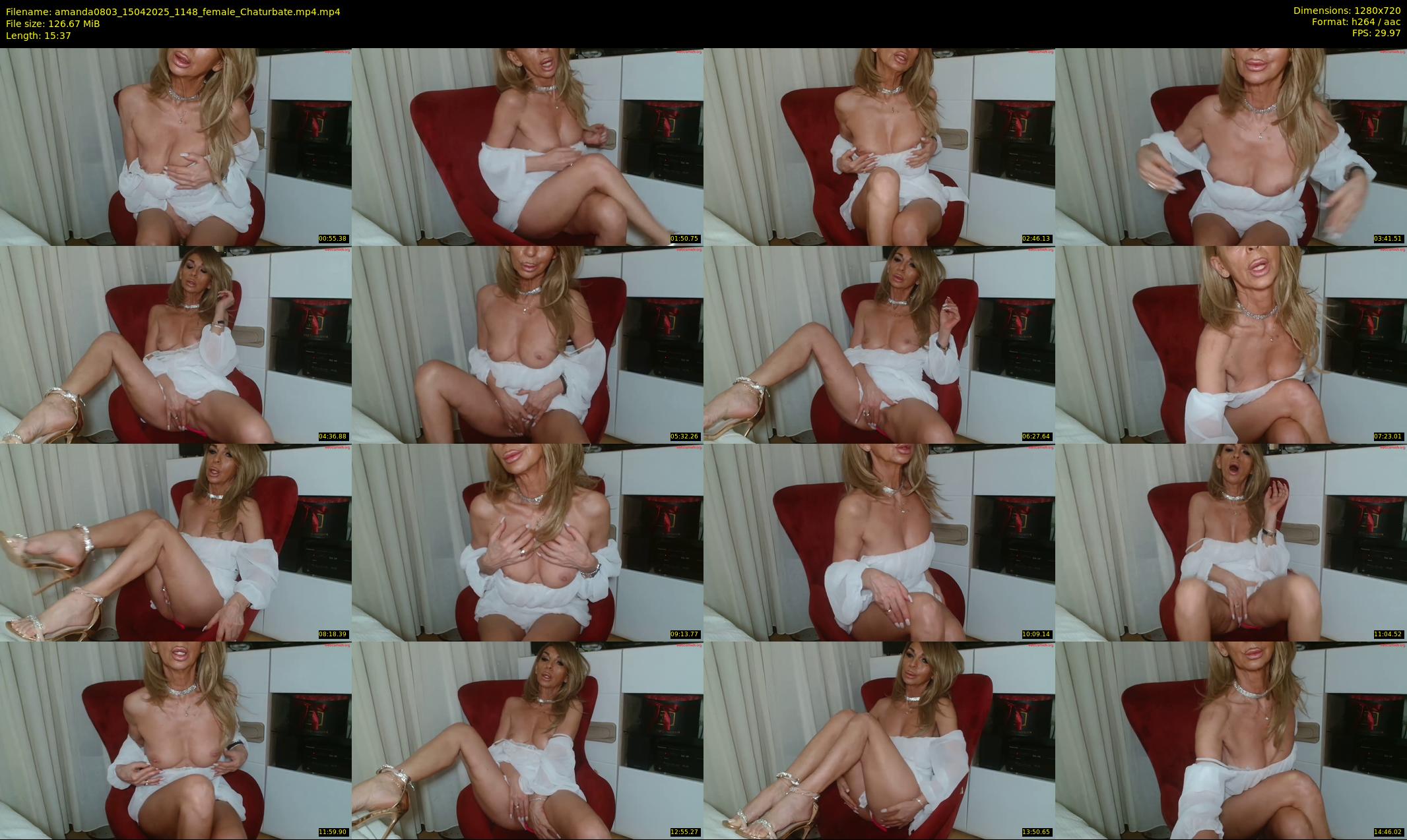 amanda0803 — 16 minute Chaturbate female cam show recording, 720p, Apr 15, 2025