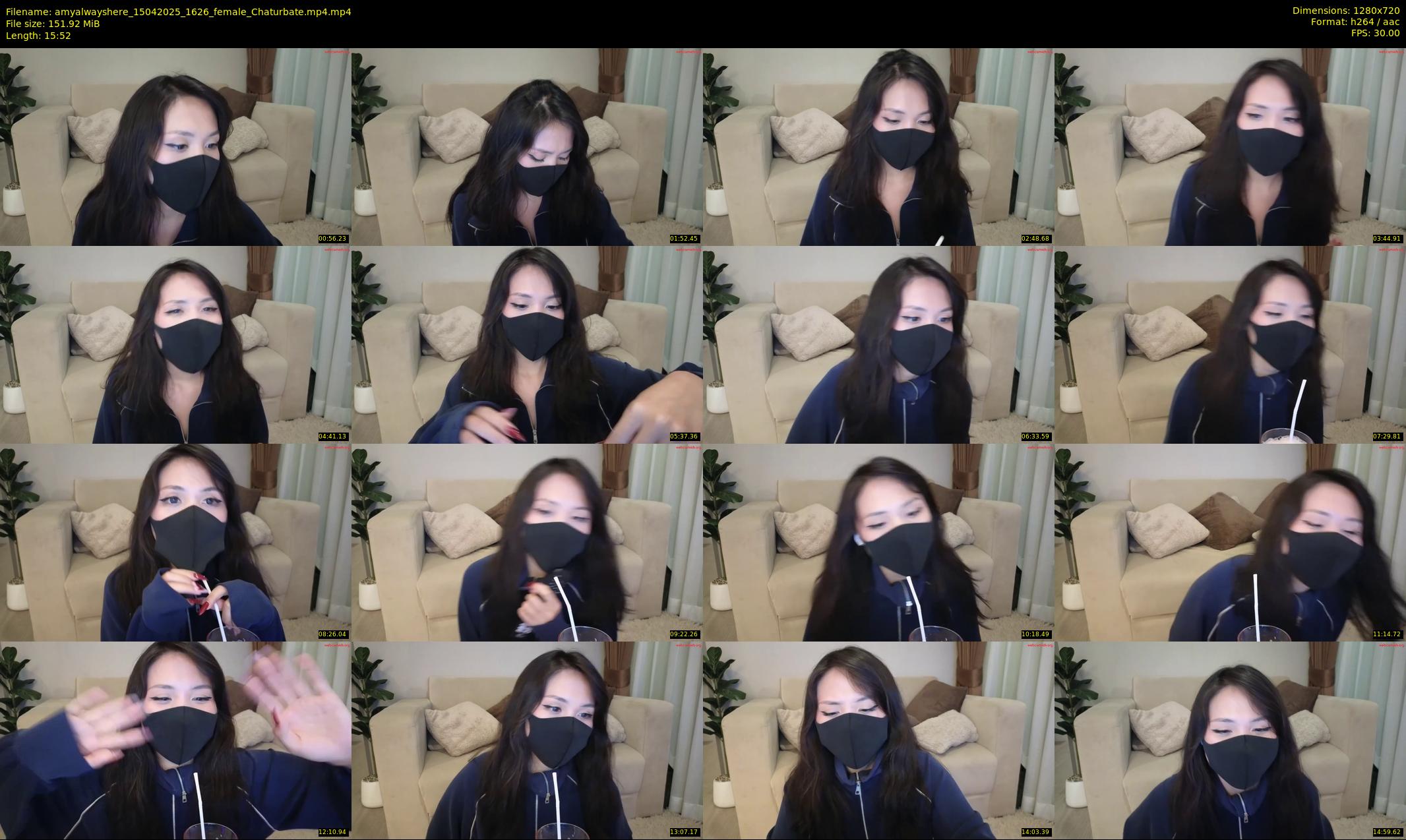 amyalwayshere — 16 minute Chaturbate female cam show recording, 720p, Apr 15, 2025