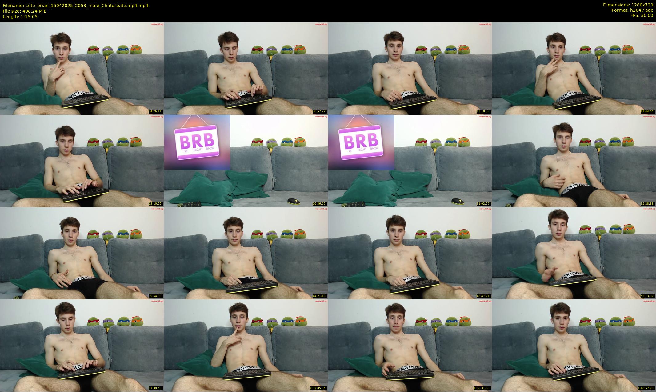 cute_brian — 76 minute Chaturbate male cam show recording, 720p, Apr 15, 2025