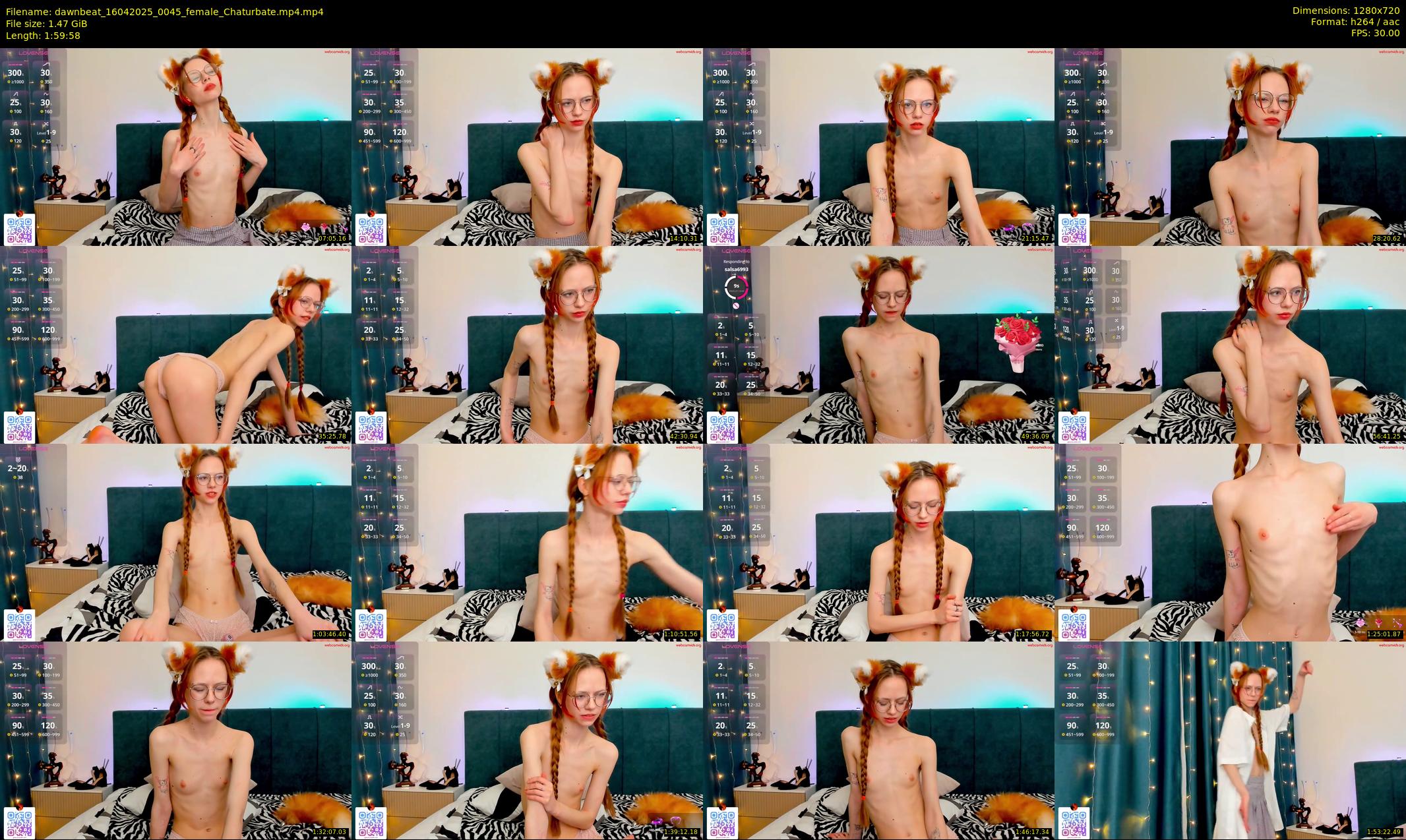 dawnbeat — 120 minute Chaturbate female cam show recording, 720p, Apr 16, 2025