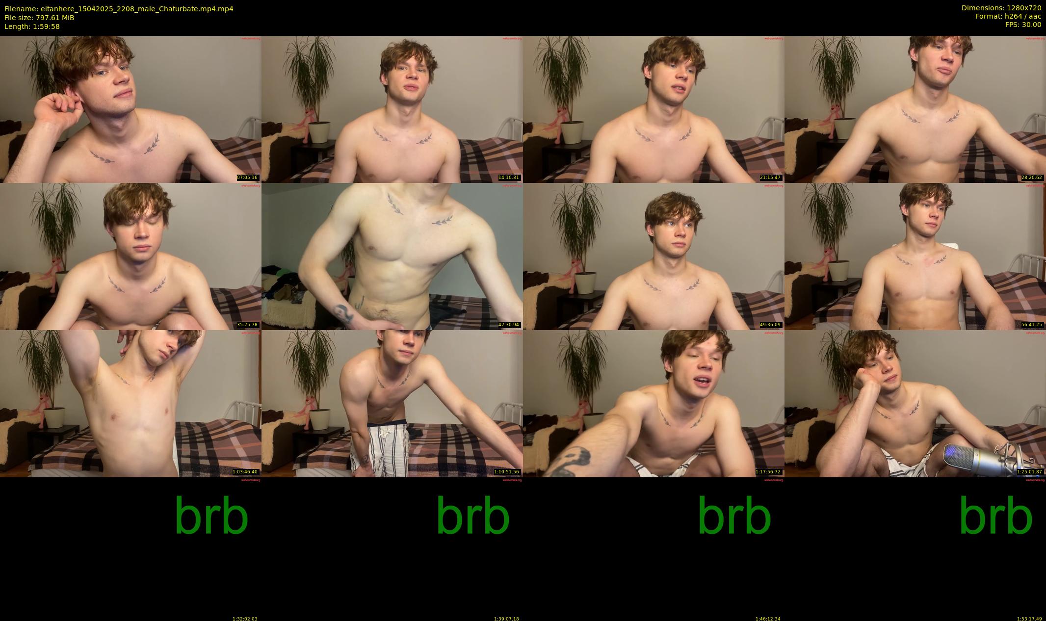 eitanhere — 120 minute Chaturbate male cam show recording, 720p, Apr 15, 2025