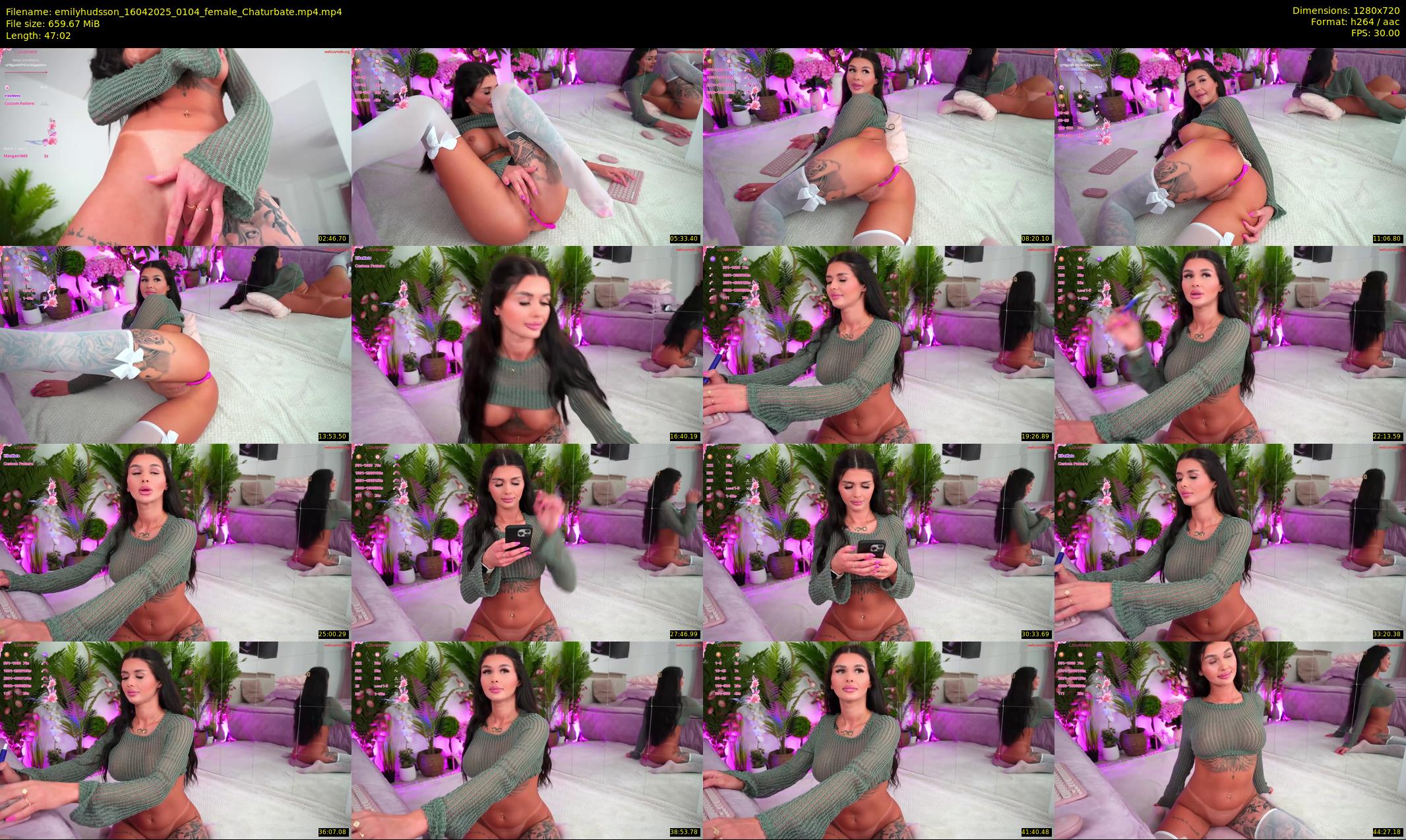 emilyhudsson — 48 minute Chaturbate female cam show recording, 720p, Apr 16, 2025