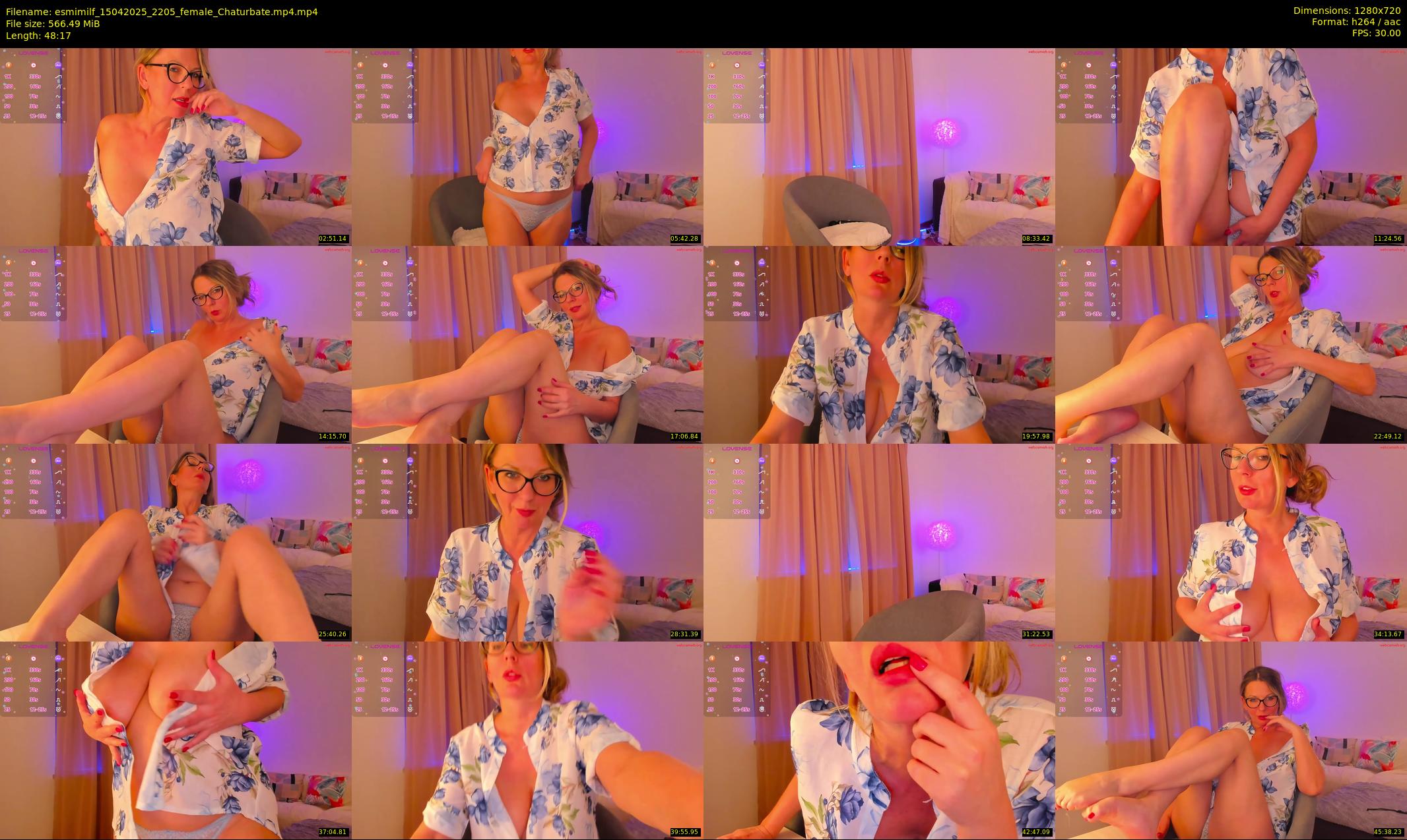 esmimilf — 49 minute Chaturbate female cam show recording, 720p, Apr 15, 2025