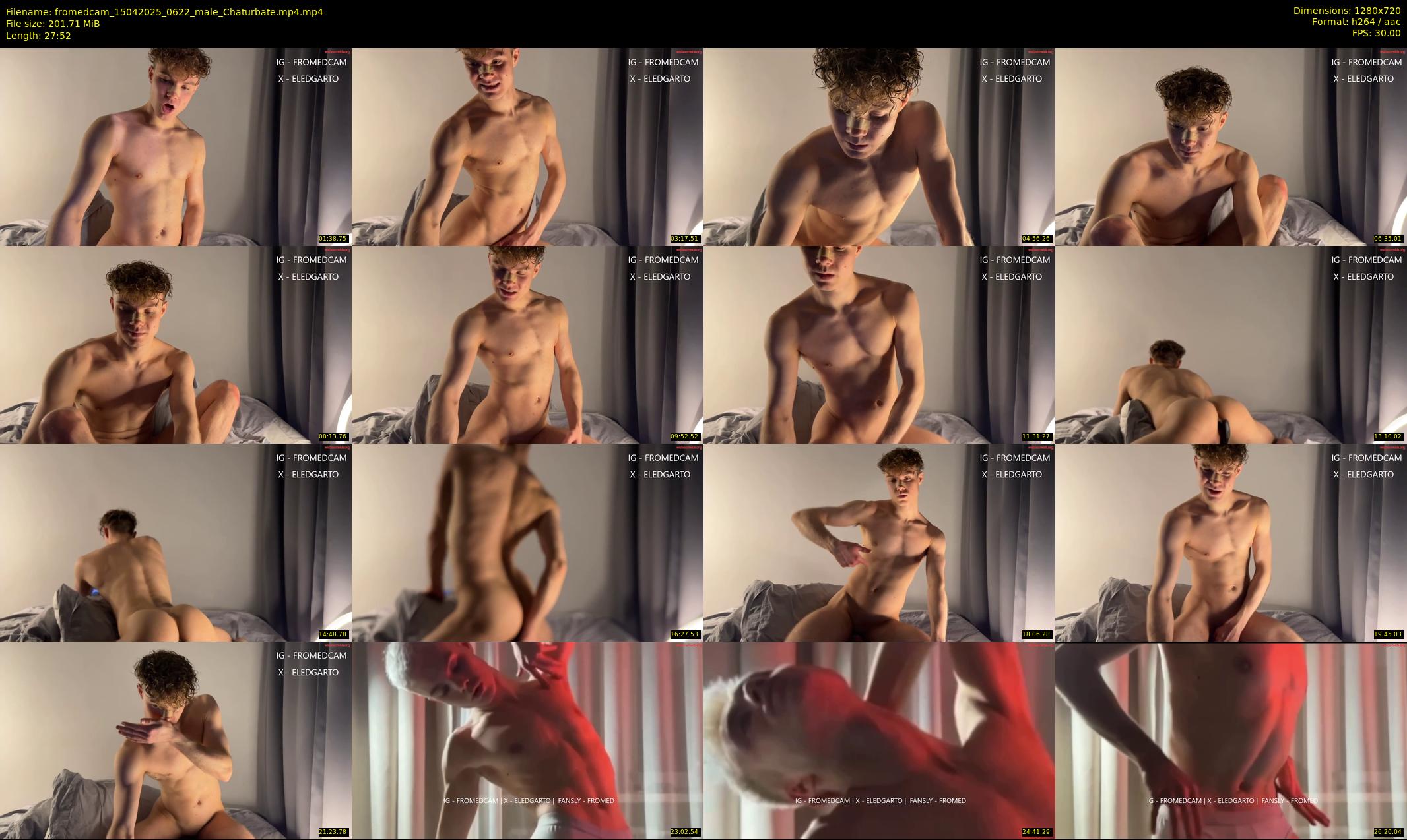 fromedcam — 28 minute Chaturbate male cam show recording, 720p, Apr 15, 2025