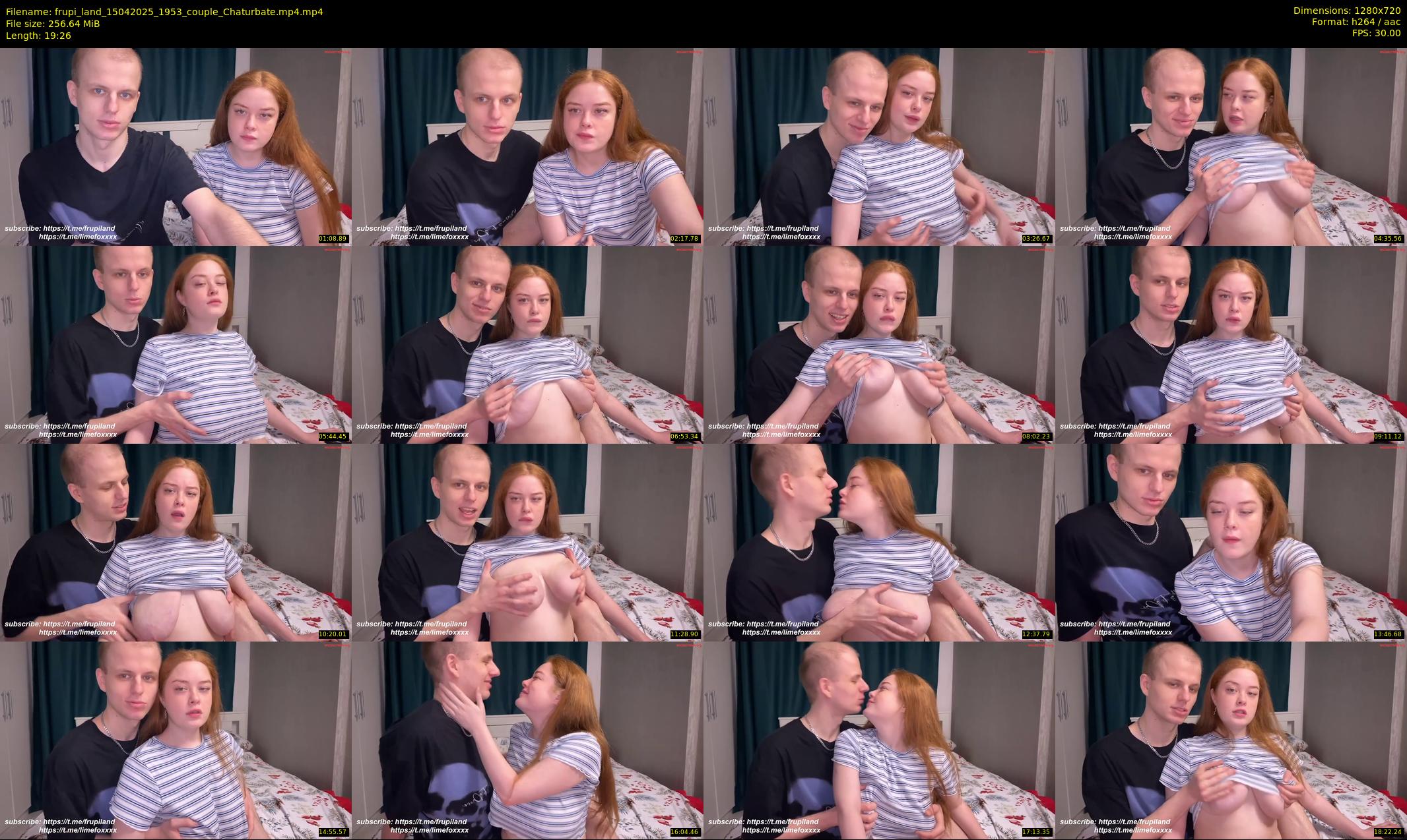 frupi_land — 20 minute Chaturbate couple cam show recording, 720p, Apr 15, 2025