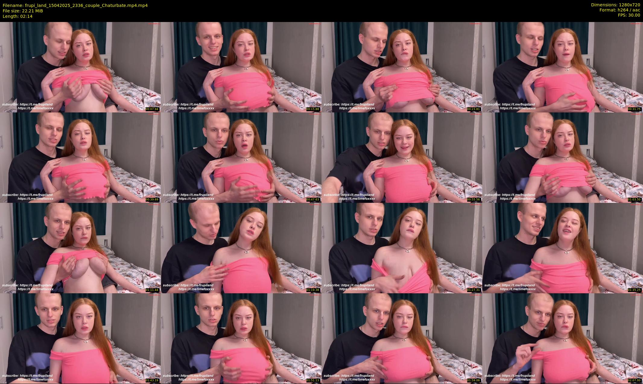 frupi_land — 3 minute Chaturbate couple cam show recording, 720p, Apr 15, 2025
