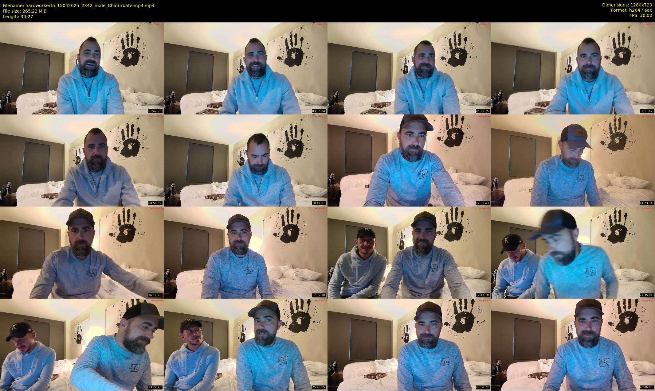 hardworkertn — 31 minute Chaturbate male cam show recording, 720p, Apr 15, 2025