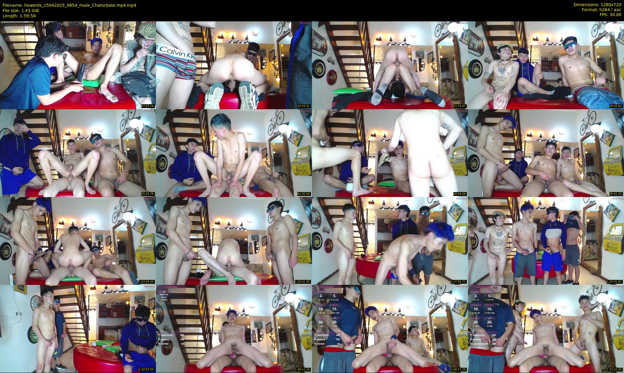 howents — 120 minute Chaturbate male cam show recording, 720p, Apr 15, 2025