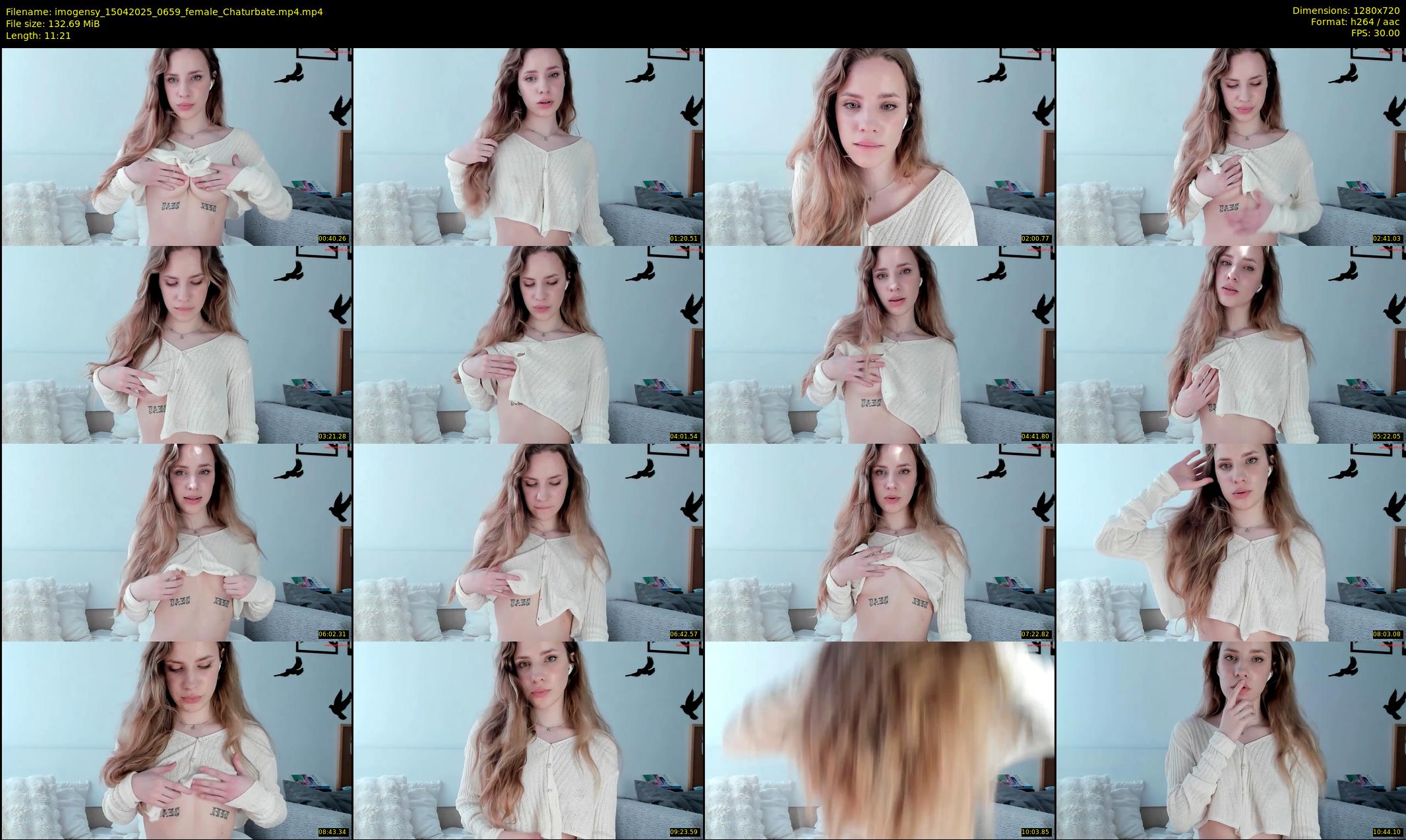 imogensy — 12 minute Chaturbate female cam show recording, 720p, Apr 15, 2025