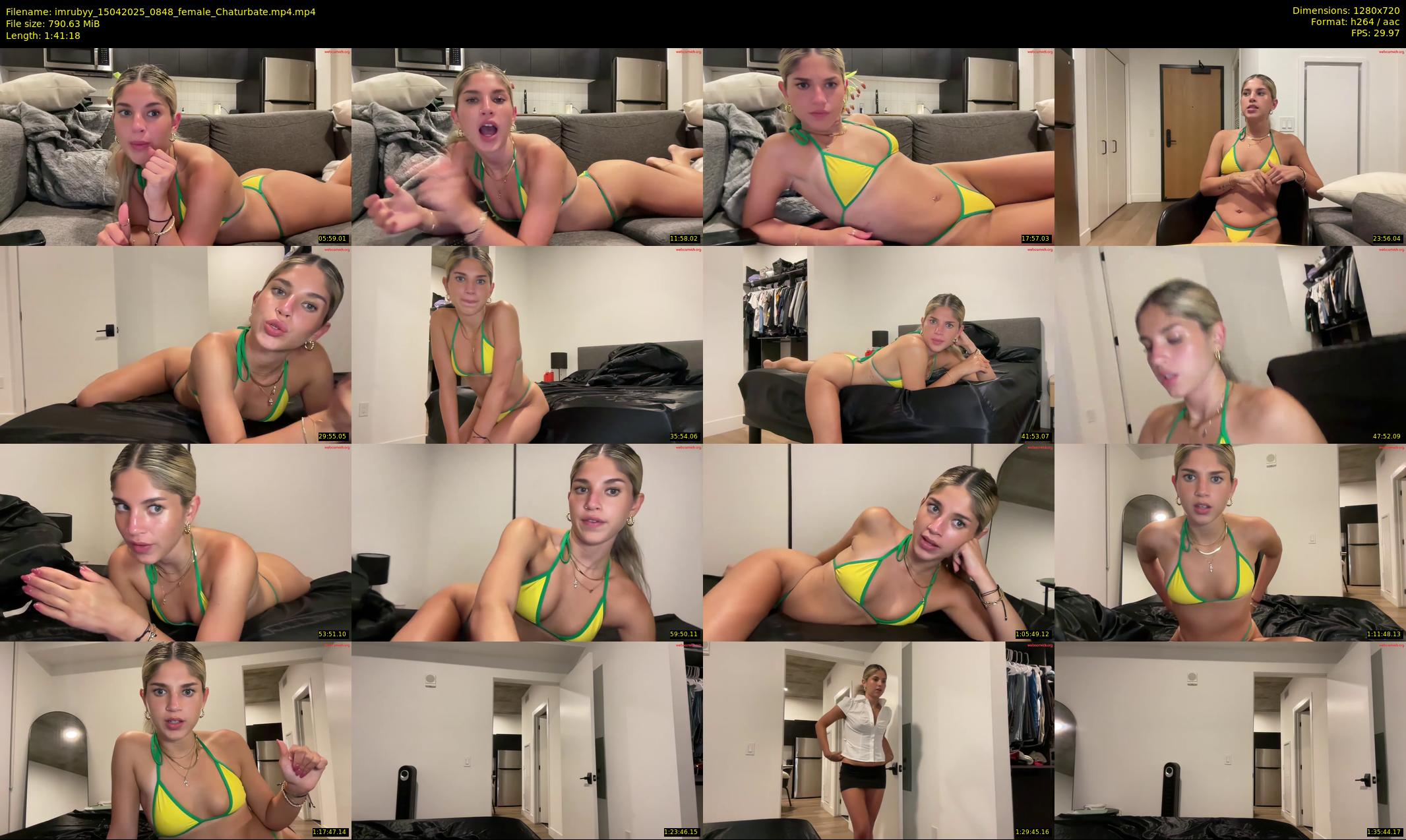 imrubyy — 102 minute Chaturbate female cam show recording, 720p, Apr 15, 2025