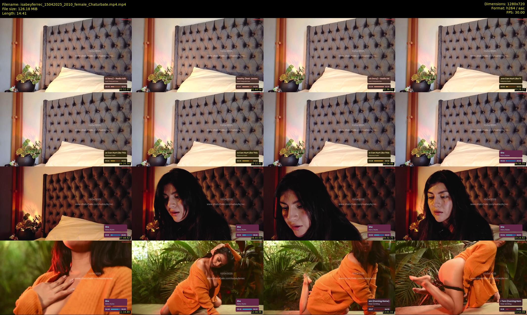 isabeyferrec — 15 minute Chaturbate female cam show recording, 720p, Apr 15, 2025