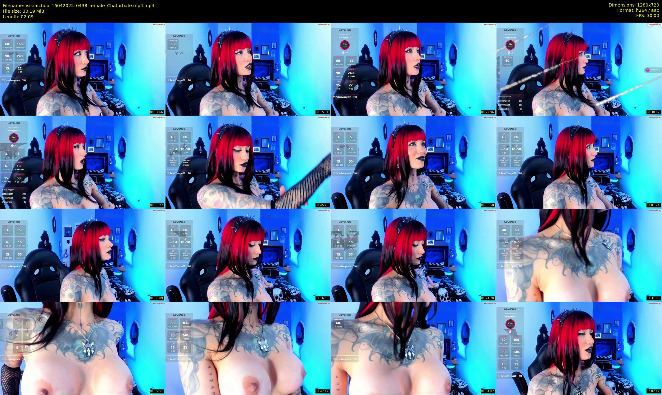 isisraichuu — 3 minute Chaturbate female cam show recording, 720p, Apr 16, 2025