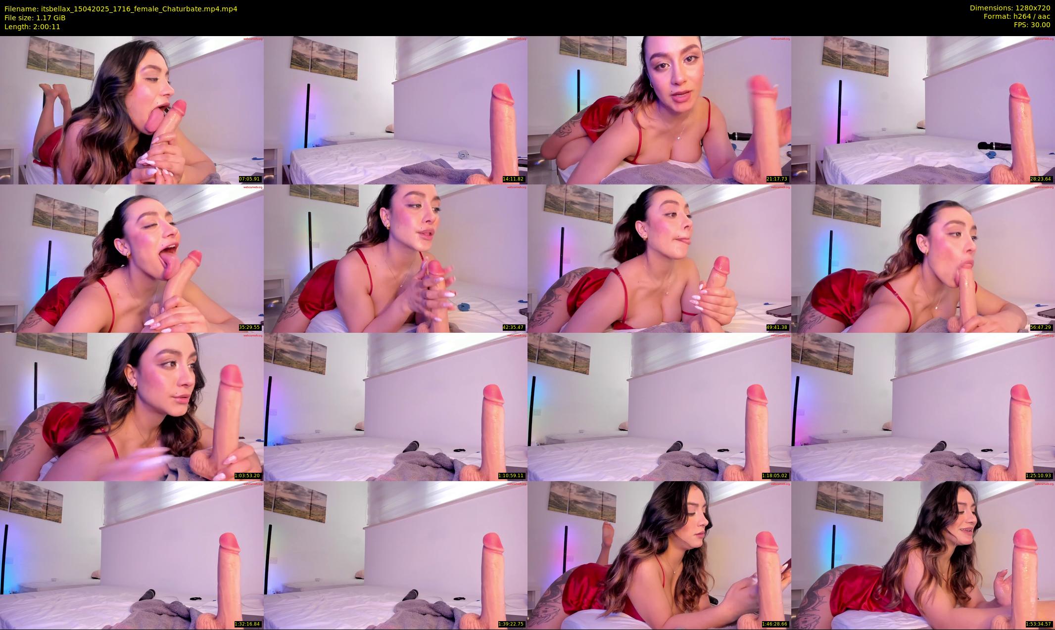 itsbellax — 121 minute Chaturbate female cam show recording, 720p, Apr 15, 2025
