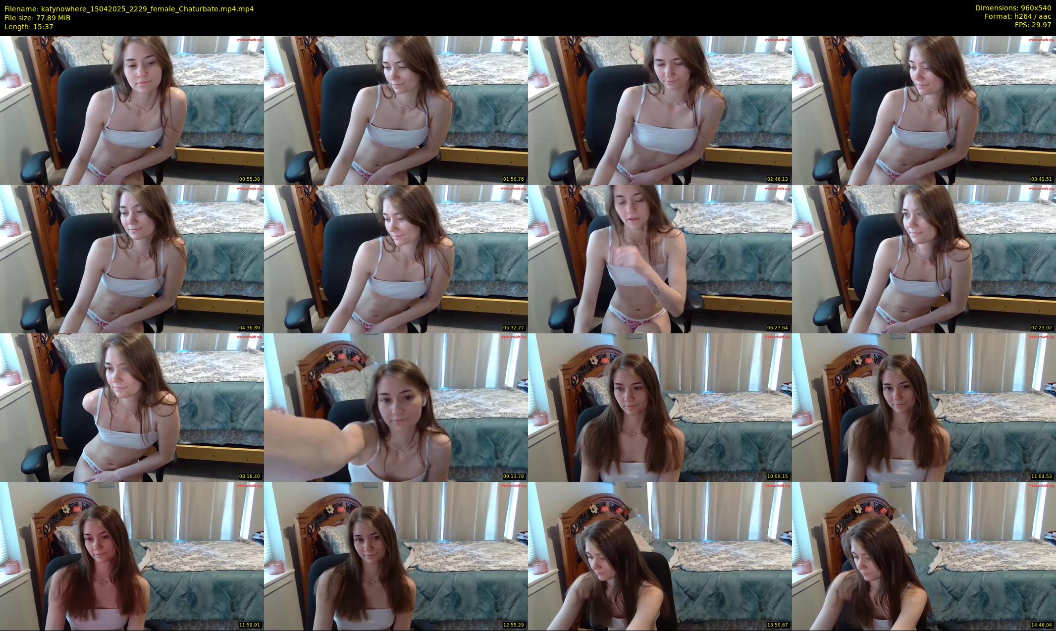 katynowhere — 16 minute Chaturbate female cam show recording, 480p, Apr 15, 2025