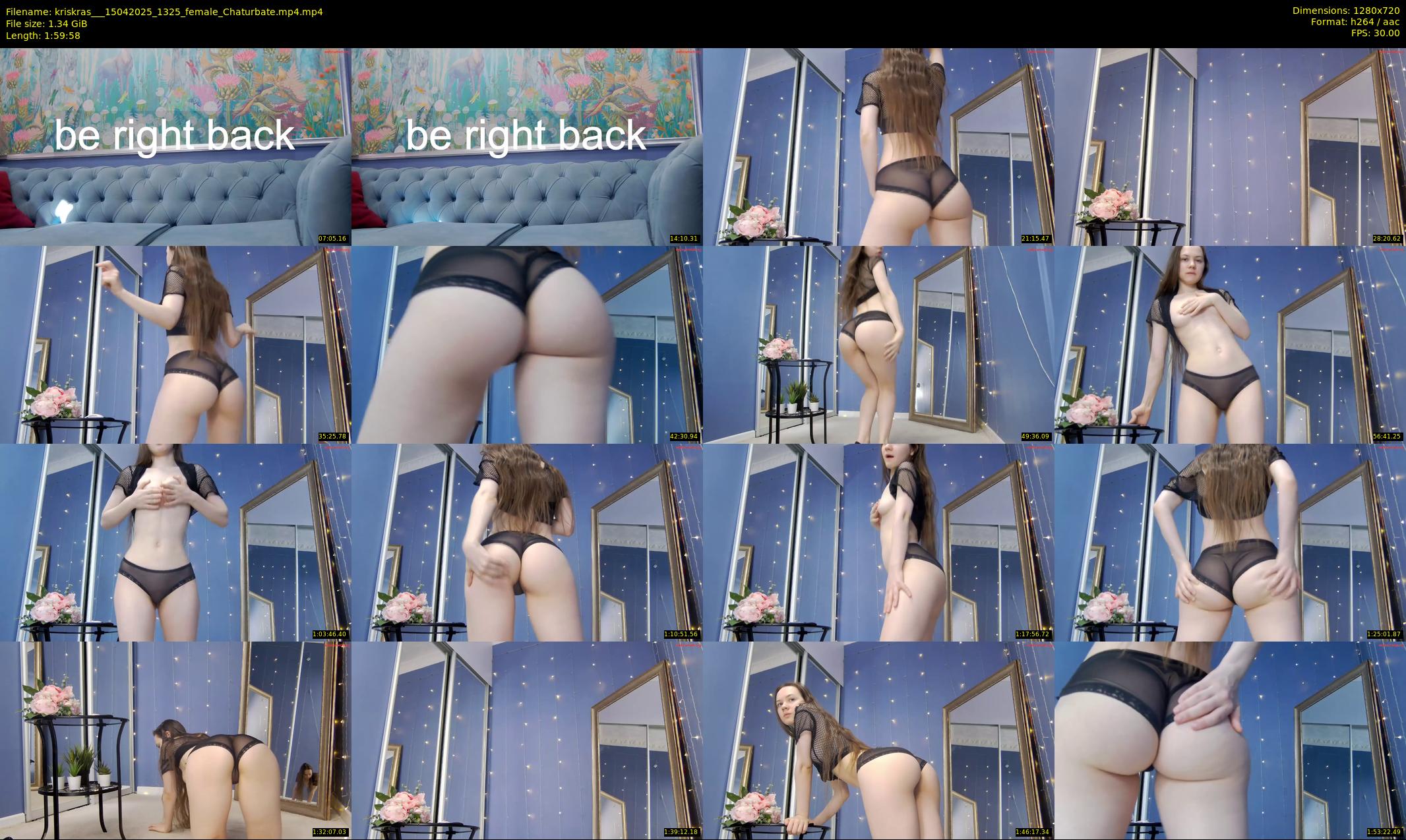 kriskras__ — 120 minute Chaturbate female cam show recording, 720p, Apr 15, 2025