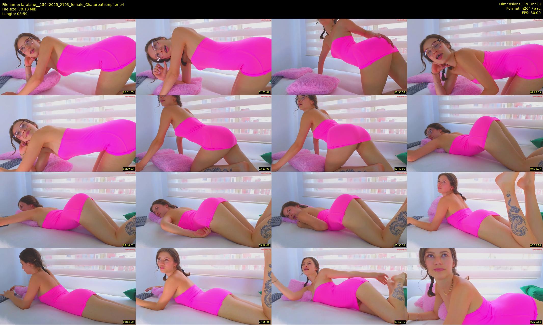 laralane_ — 9 minute Chaturbate female cam show recording, 720p, Apr 15, 2025