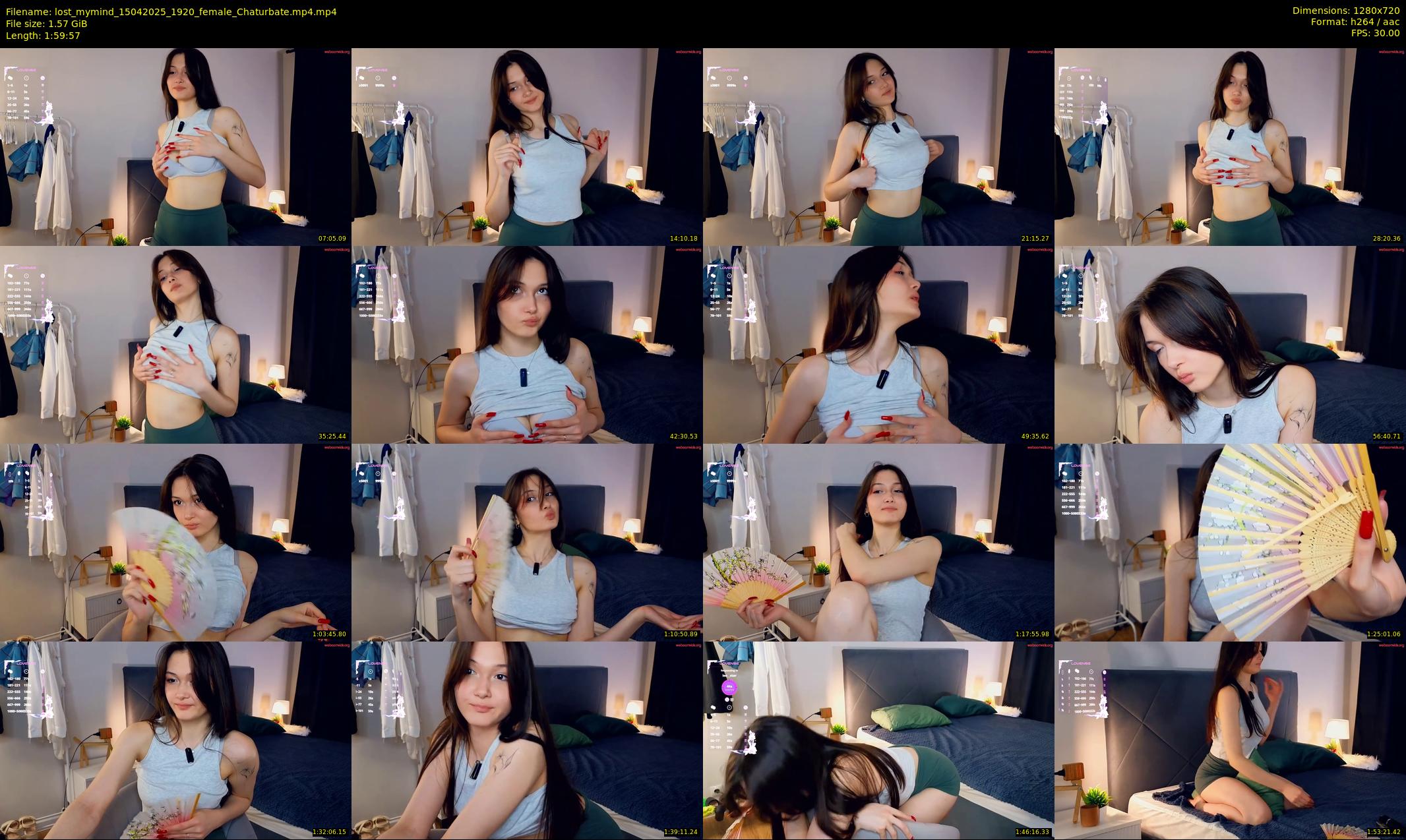 lost_mymind — 120 minute Chaturbate female cam show recording, 720p, Apr 15, 2025