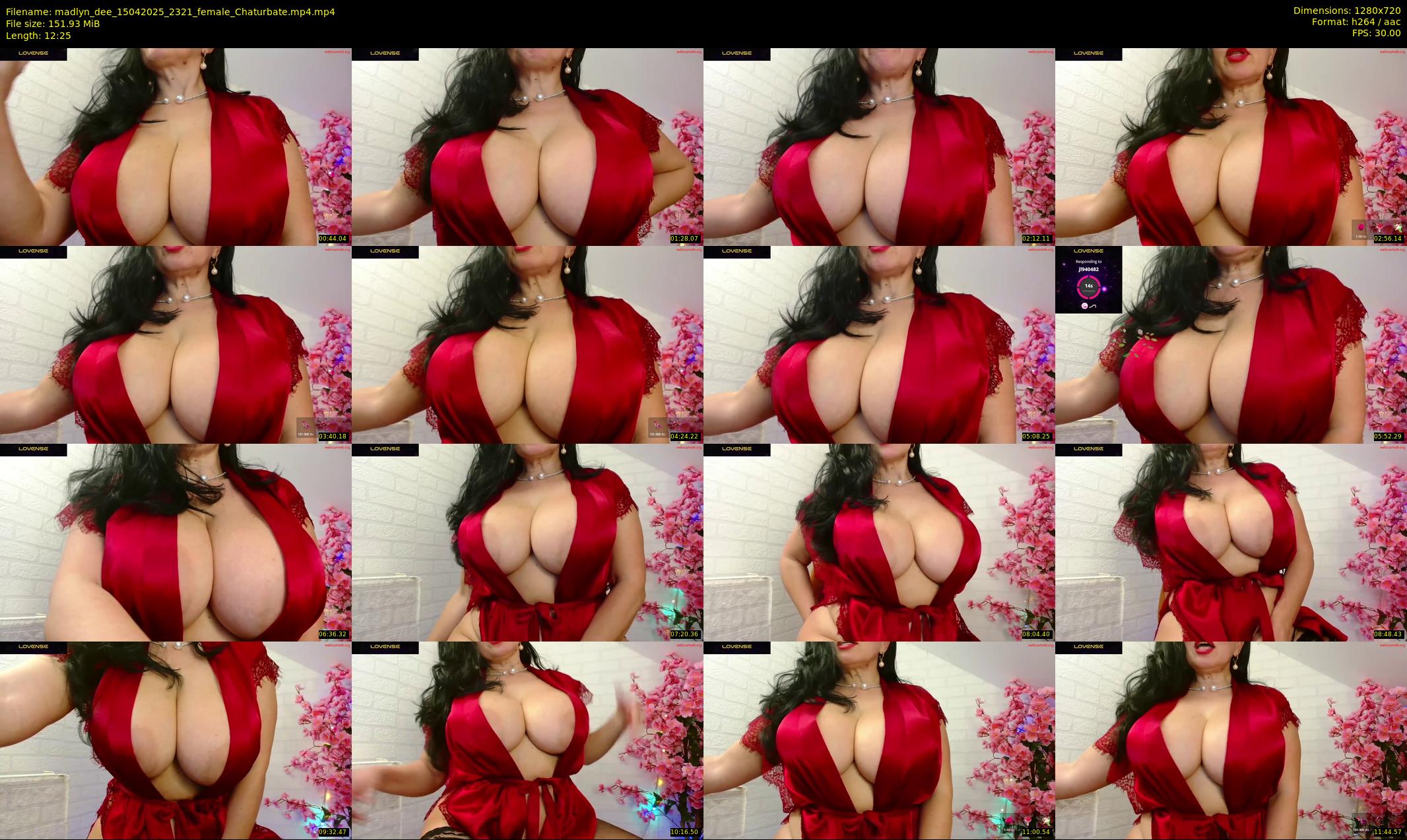 madlyn_dee — 13 minute Chaturbate female cam show recording, 720p, Apr 15, 2025