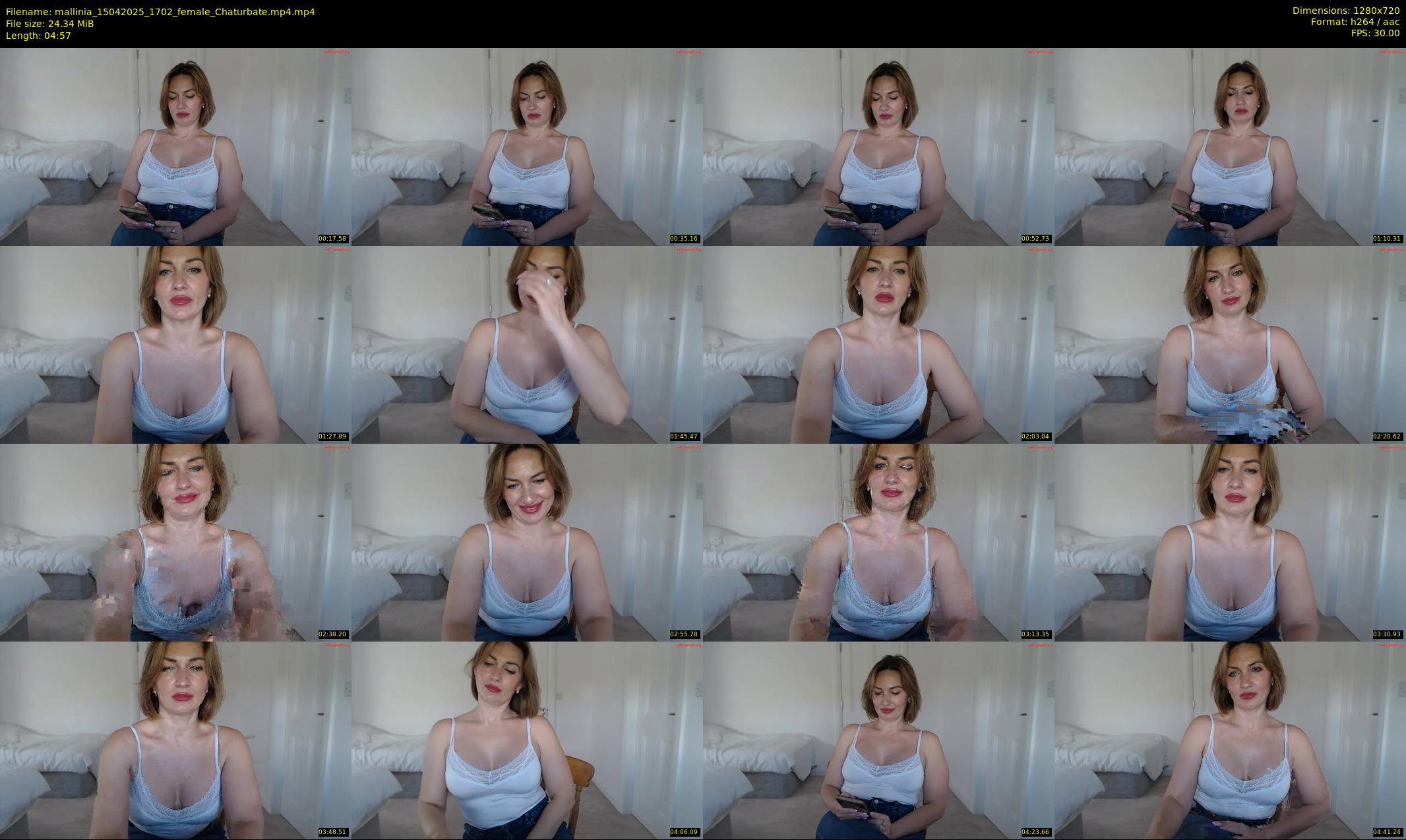 mallinia — 5 minute Chaturbate female cam show recording, 720p, Apr 15, 2025