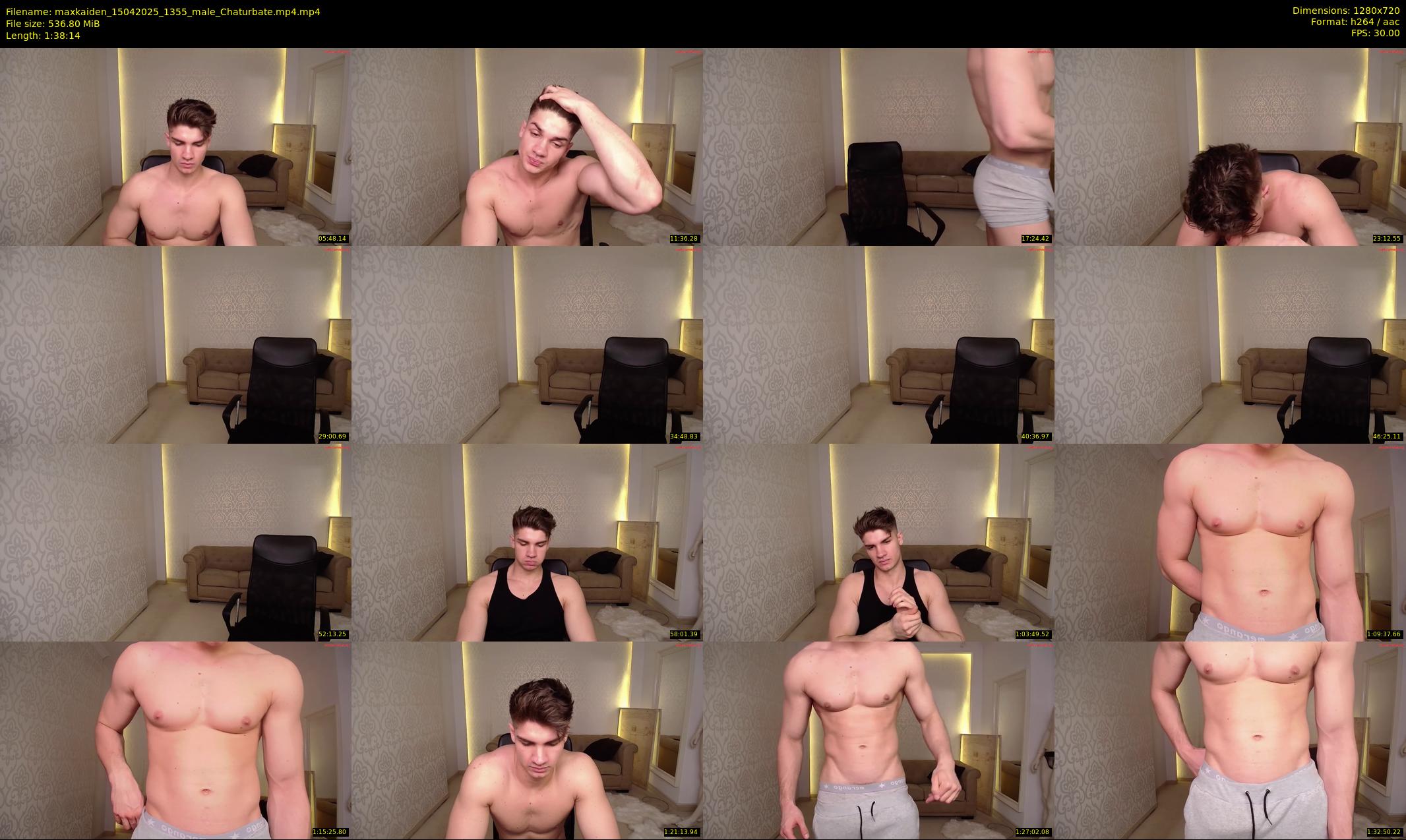 maxkaiden — 99 minute Chaturbate male cam show recording, 720p, Apr 15, 2025