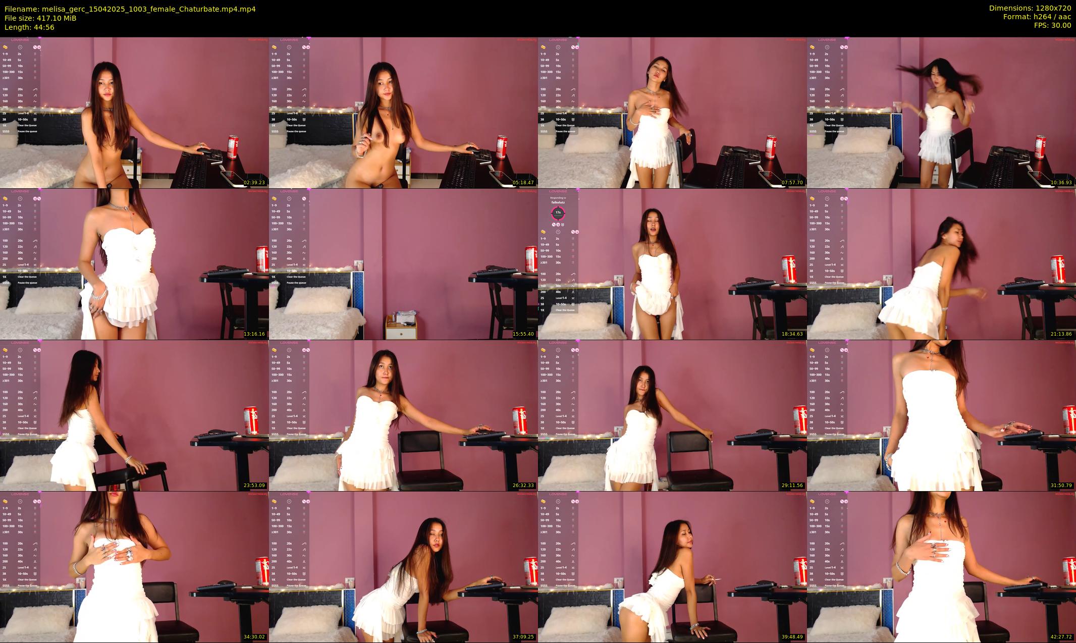 melisa_gerc — 45 minute Chaturbate female cam show recording, 720p, Apr 15, 2025