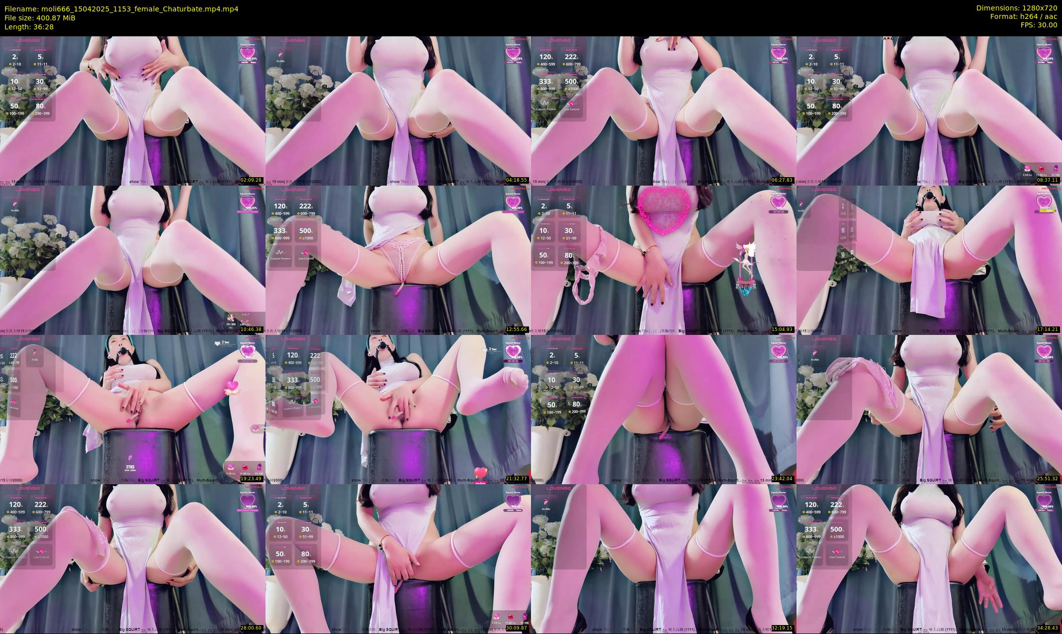 moli666 — 37 minute Chaturbate female cam show recording, 720p, Apr 15, 2025