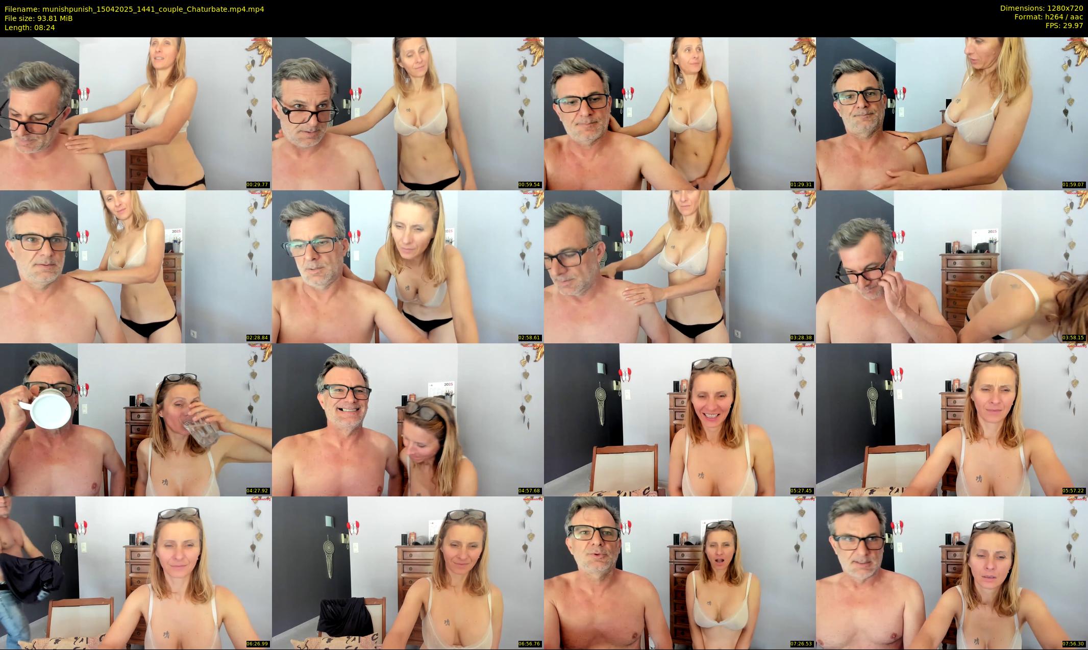 munishpunish — 9 minute Chaturbate couple cam show recording, 720p, Apr 15, 2025