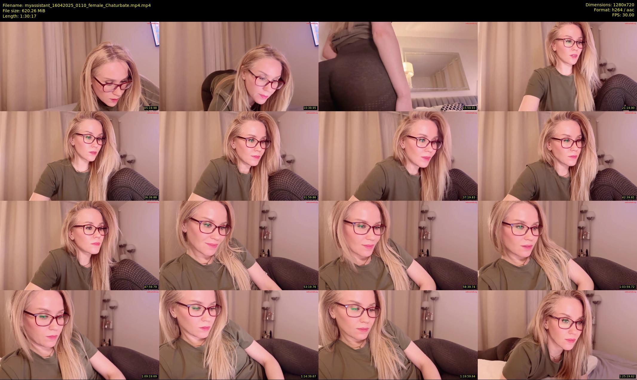 myassistant — 91 minute Chaturbate female cam show recording, 720p, Apr 16, 2025