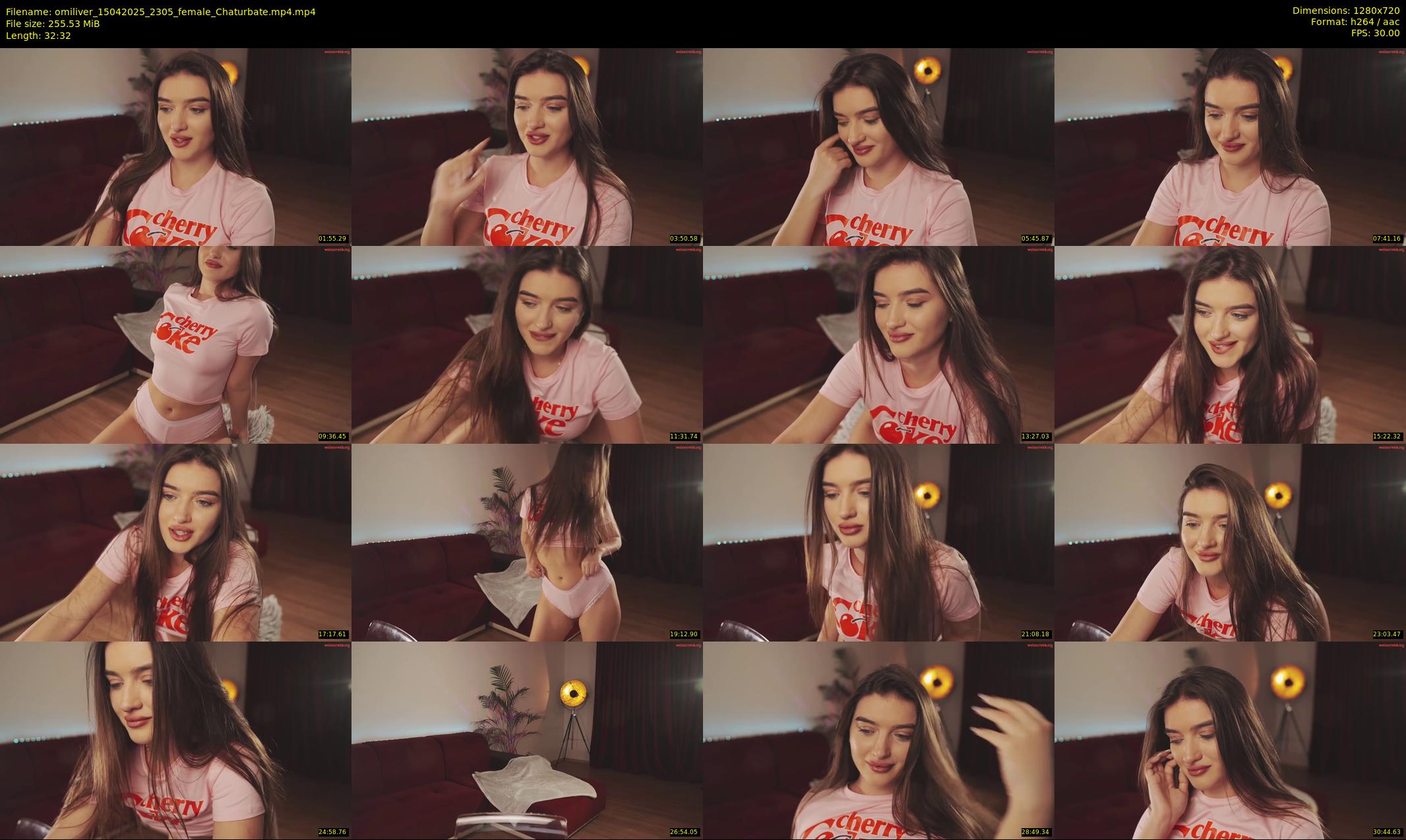 omiliver — 33 minute Chaturbate female cam show recording, 720p, Apr 15, 2025