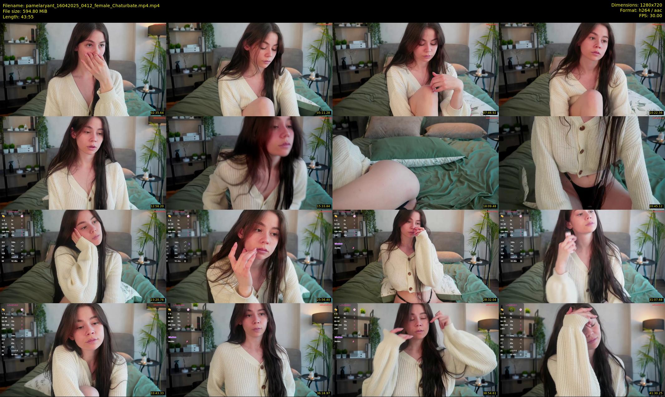 pamelaryant — 44 minute Chaturbate female cam show recording, 720p, Apr 16, 2025