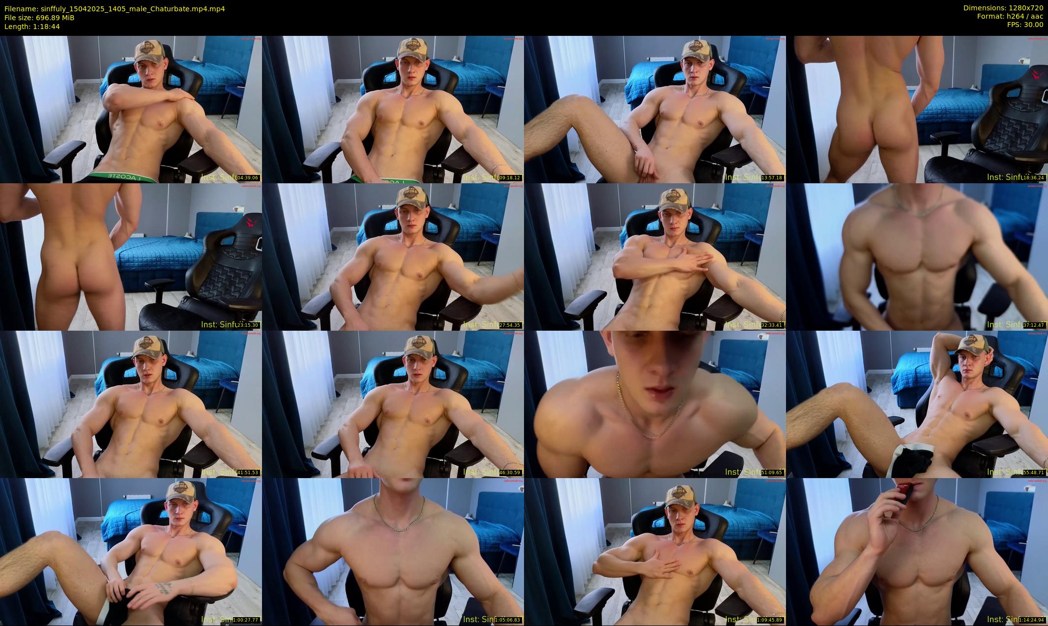 sinffuly — 79 minute Chaturbate male cam show recording, 720p, Apr 15, 2025