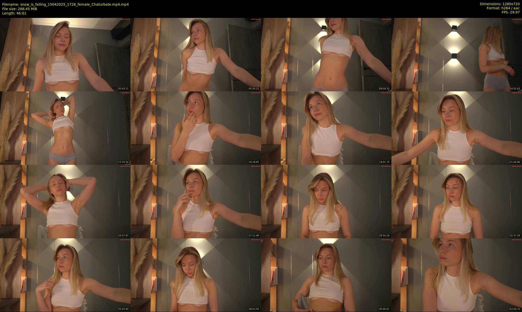 snow_is_falling — 47 minute Chaturbate female cam show recording, 720p, Apr 15, 2025