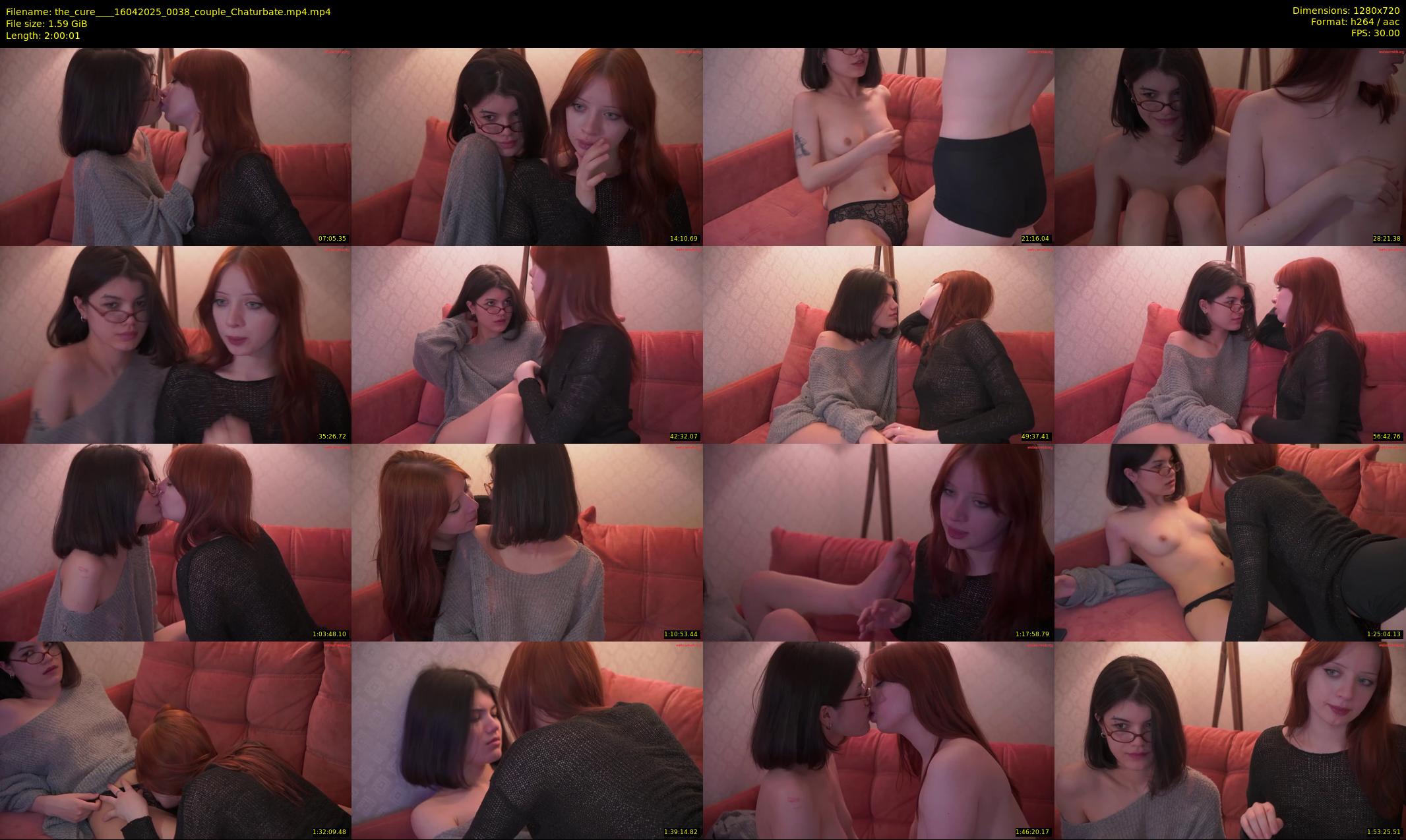 the_cure___ — 121 minute Chaturbate couple cam show recording, 720p, Apr 16, 2025