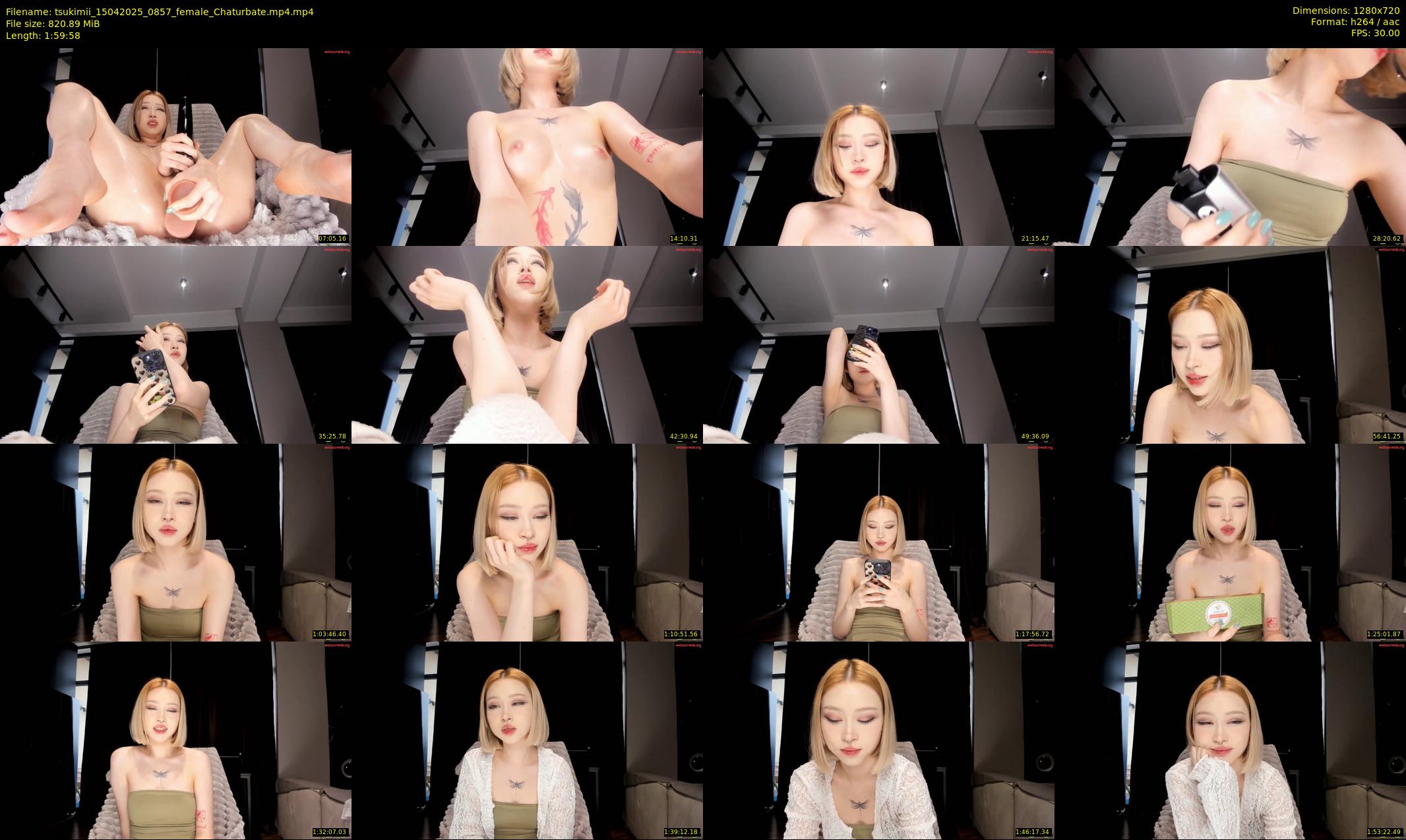 tsukimii — 120 minute Chaturbate female cam show recording, 720p, Apr 15, 2025