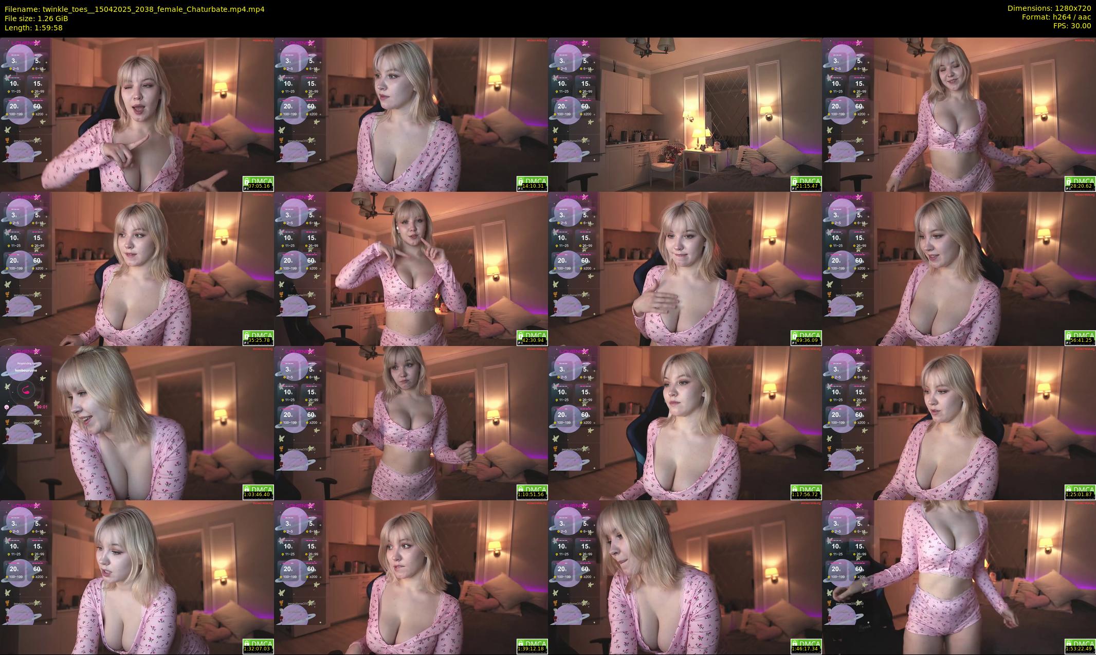 twinkle_toes_ — 120 minute Chaturbate female cam show recording, 720p, Apr 15, 2025