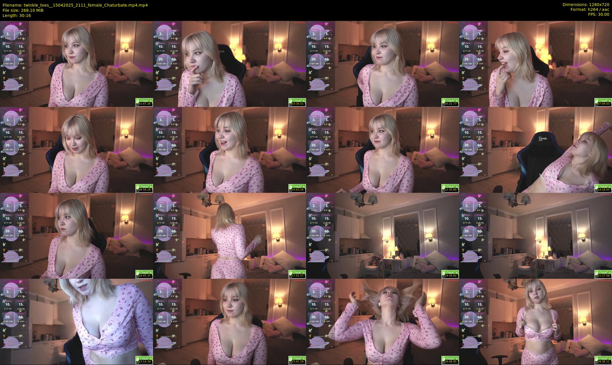 twinkle_toes_ — 31 minute Chaturbate female cam show recording, 720p, Apr 15, 2025
