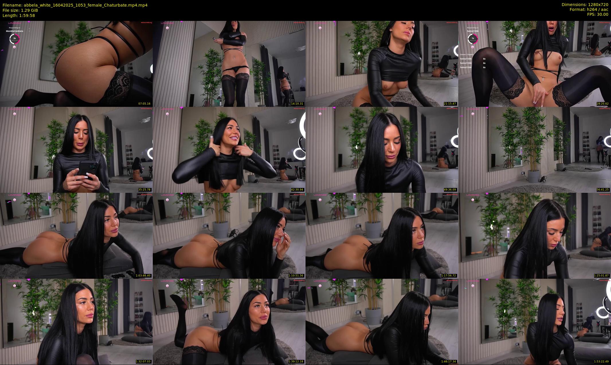 abbela_white — 120 minute Chaturbate female cam show recording, 720p, Apr 16, 2025