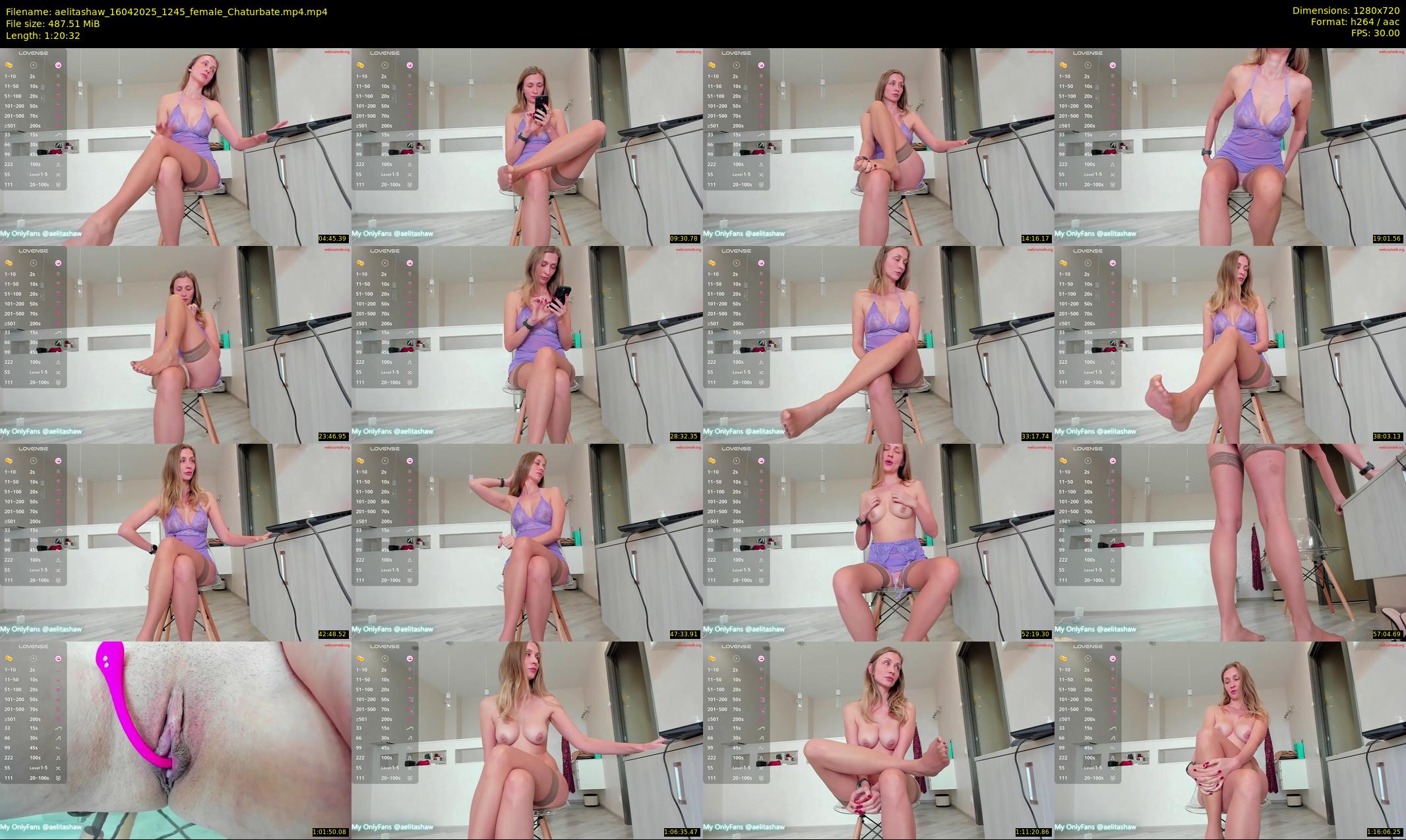 aelitashaw — 81 minute Chaturbate female cam show recording, 720p, Apr 16, 2025