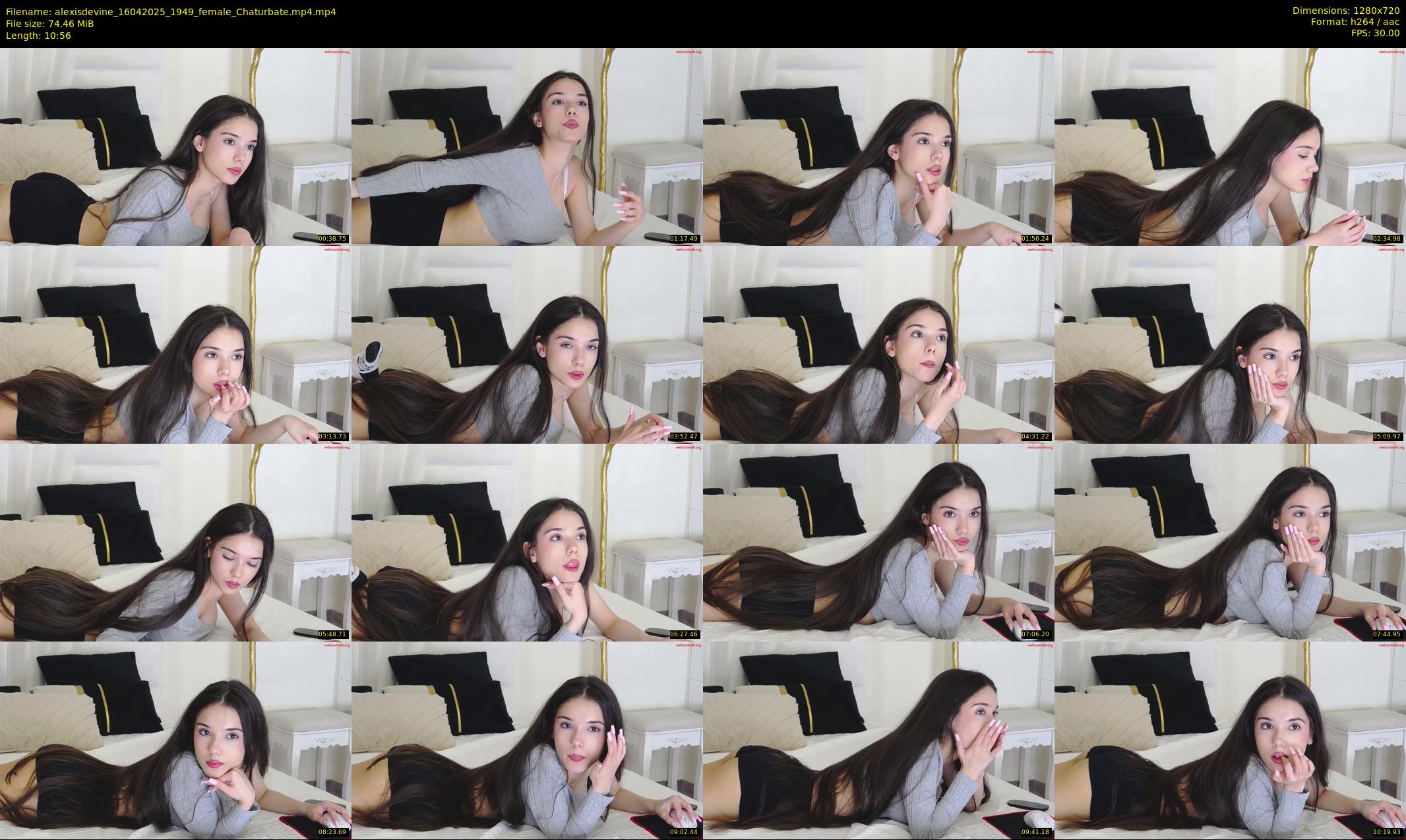 alexisdevine — 11 minute Chaturbate female cam show recording, 720p, Apr 16, 2025