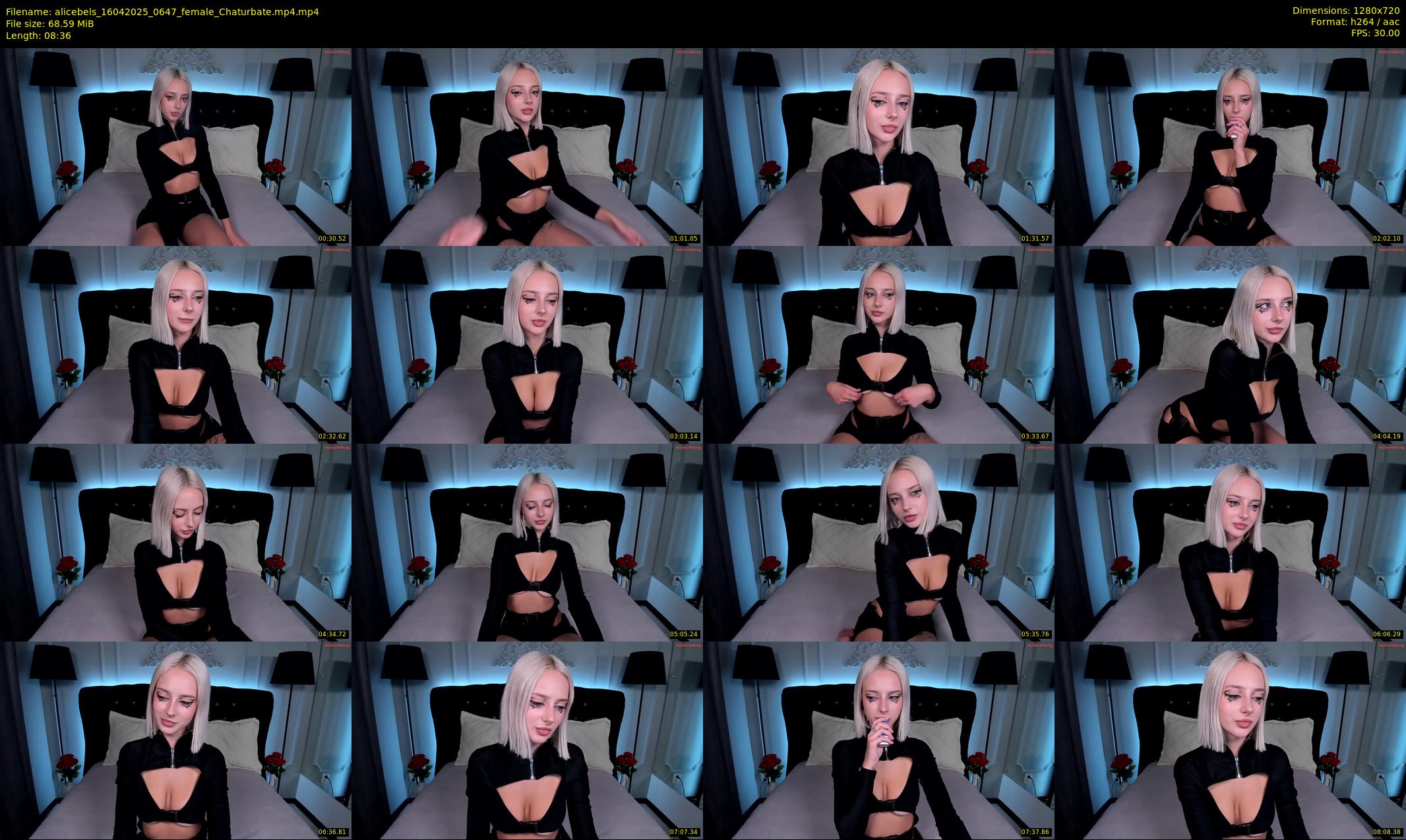 alicebels — 9 minute Chaturbate female cam show recording, 720p, Apr 16, 2025