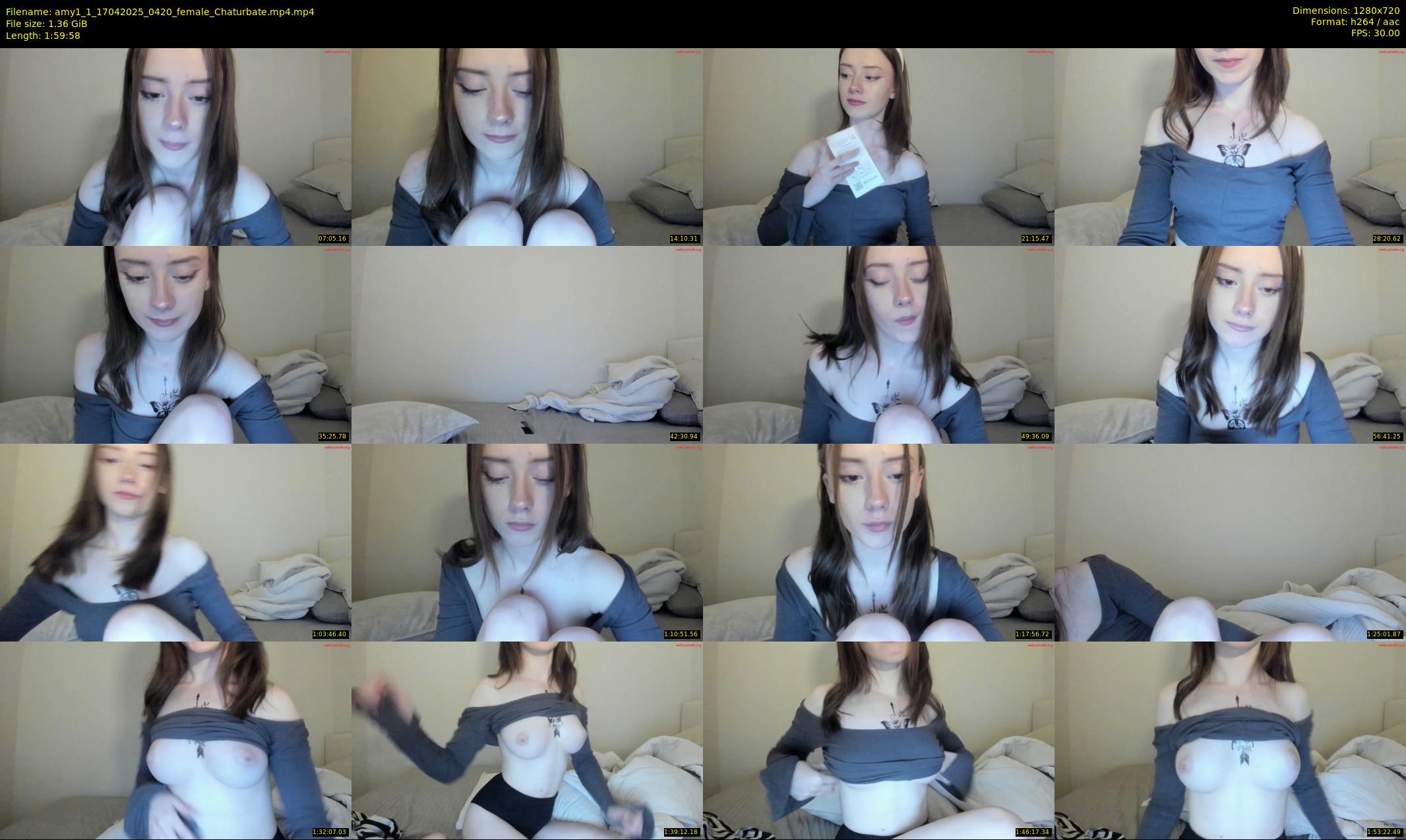 amy1_1 — 120 minute Chaturbate female cam show recording, 720p, Apr 17, 2025