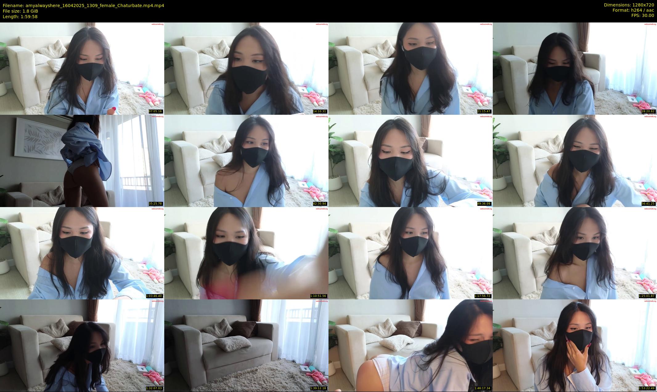 amyalwayshere — 120 minute Chaturbate female cam show recording, 720p, Apr 16, 2025