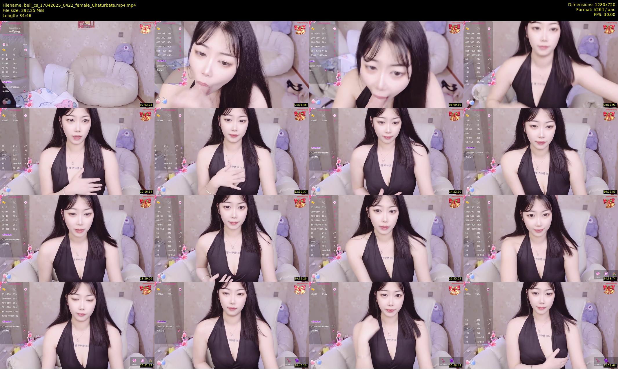 bell_cs — 35 minute Chaturbate female cam show recording, 720p, Apr 17, 2025