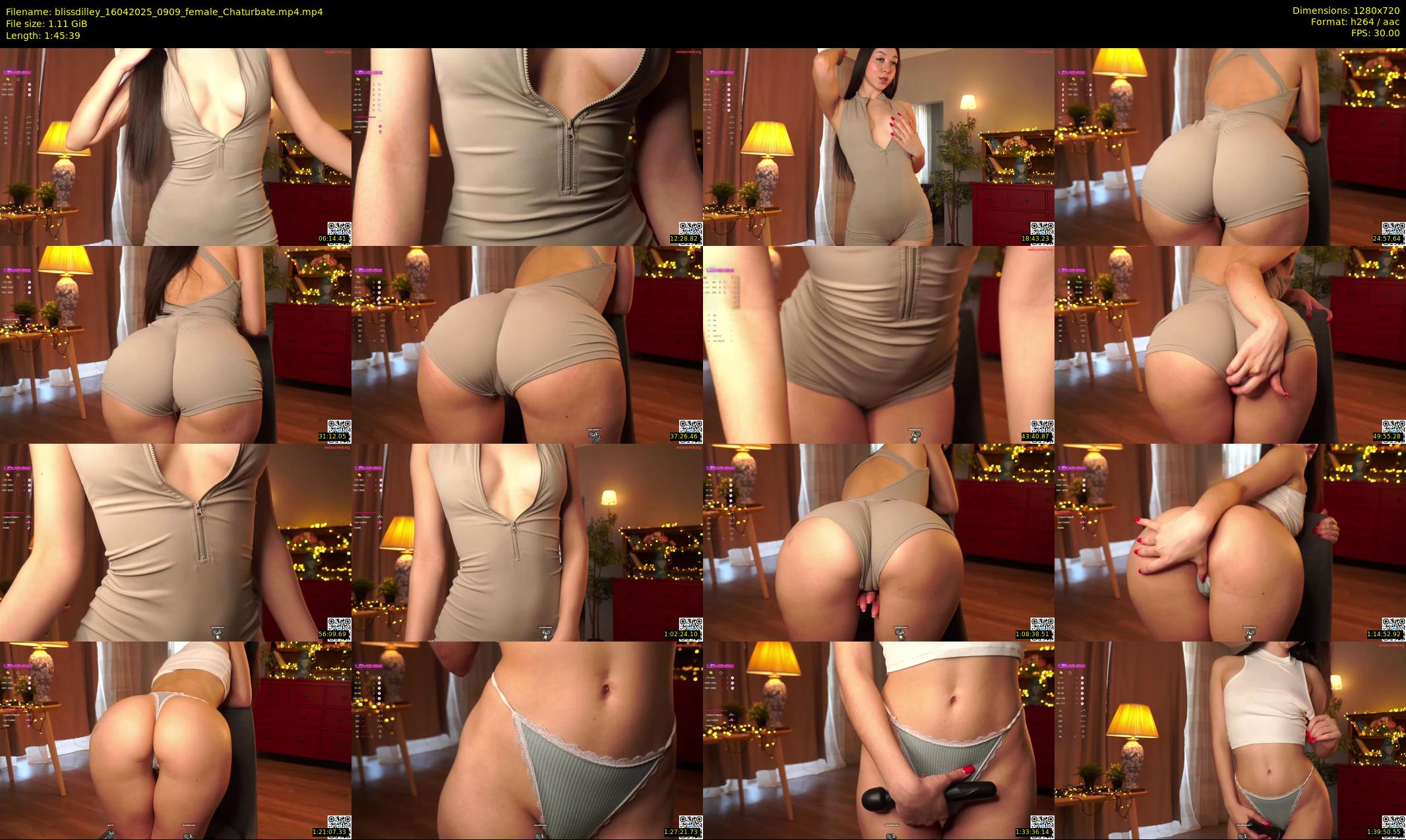 blissdilley — 106 minute Chaturbate female cam show recording, 720p, Apr 16, 2025