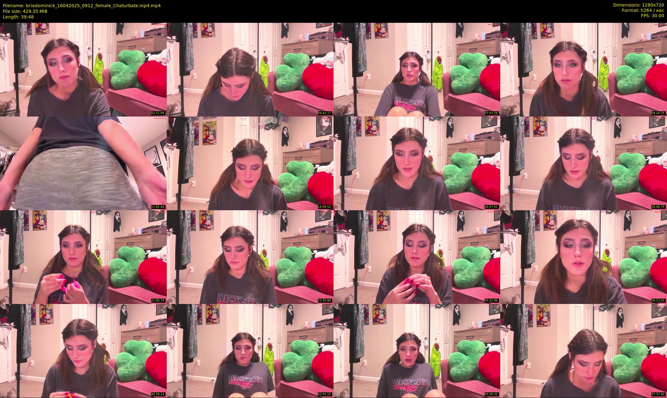 briadominick — 40 minute Chaturbate couple cam show recording, 720p, Apr 16, 2025