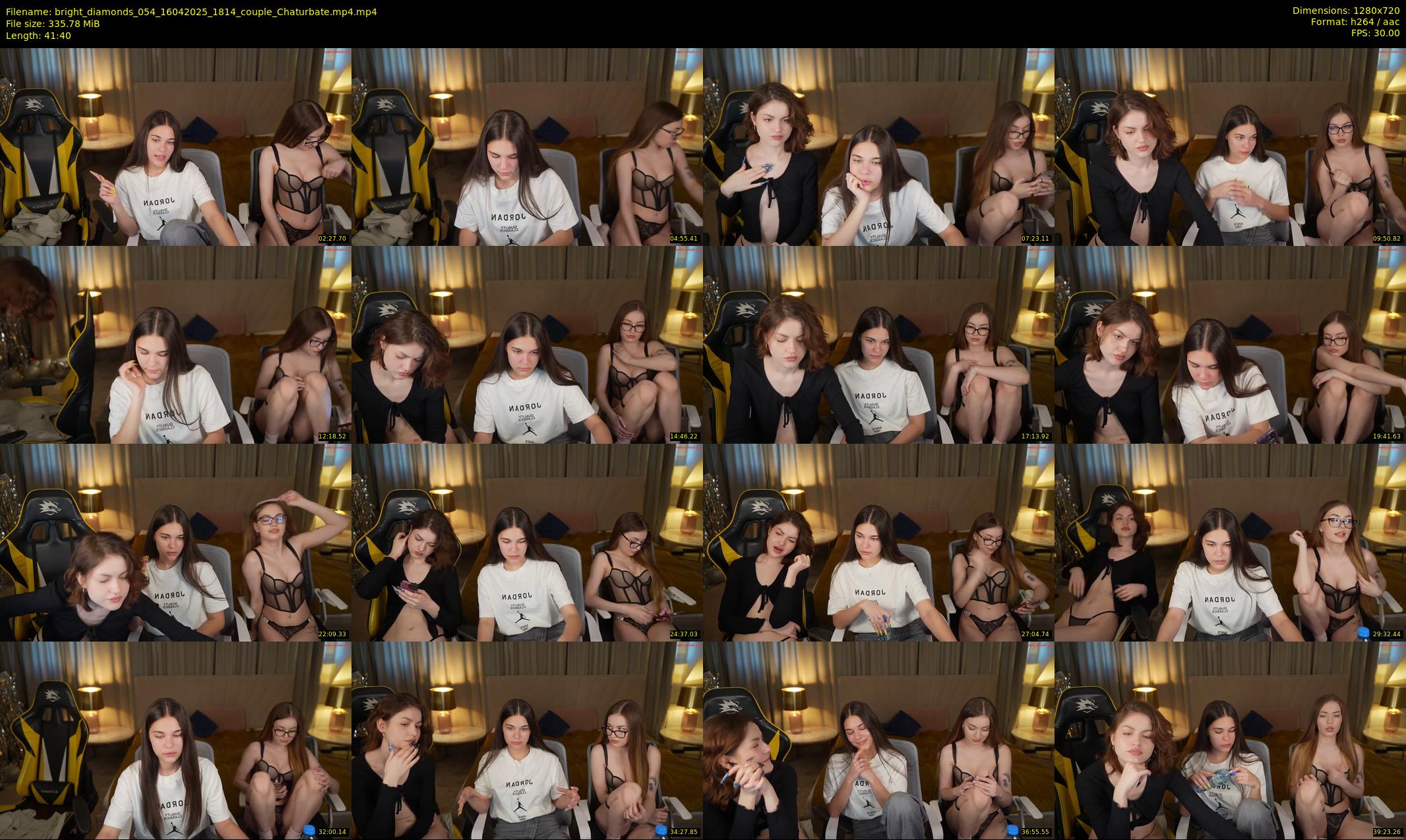 bright_diamonds_054 — 42 minute Chaturbate couple cam show recording, 720p, Apr 16, 2025