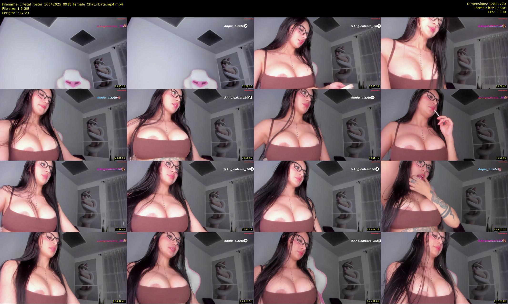 crystal_foster — 98 minute Chaturbate female cam show recording, 720p, Apr 16, 2025