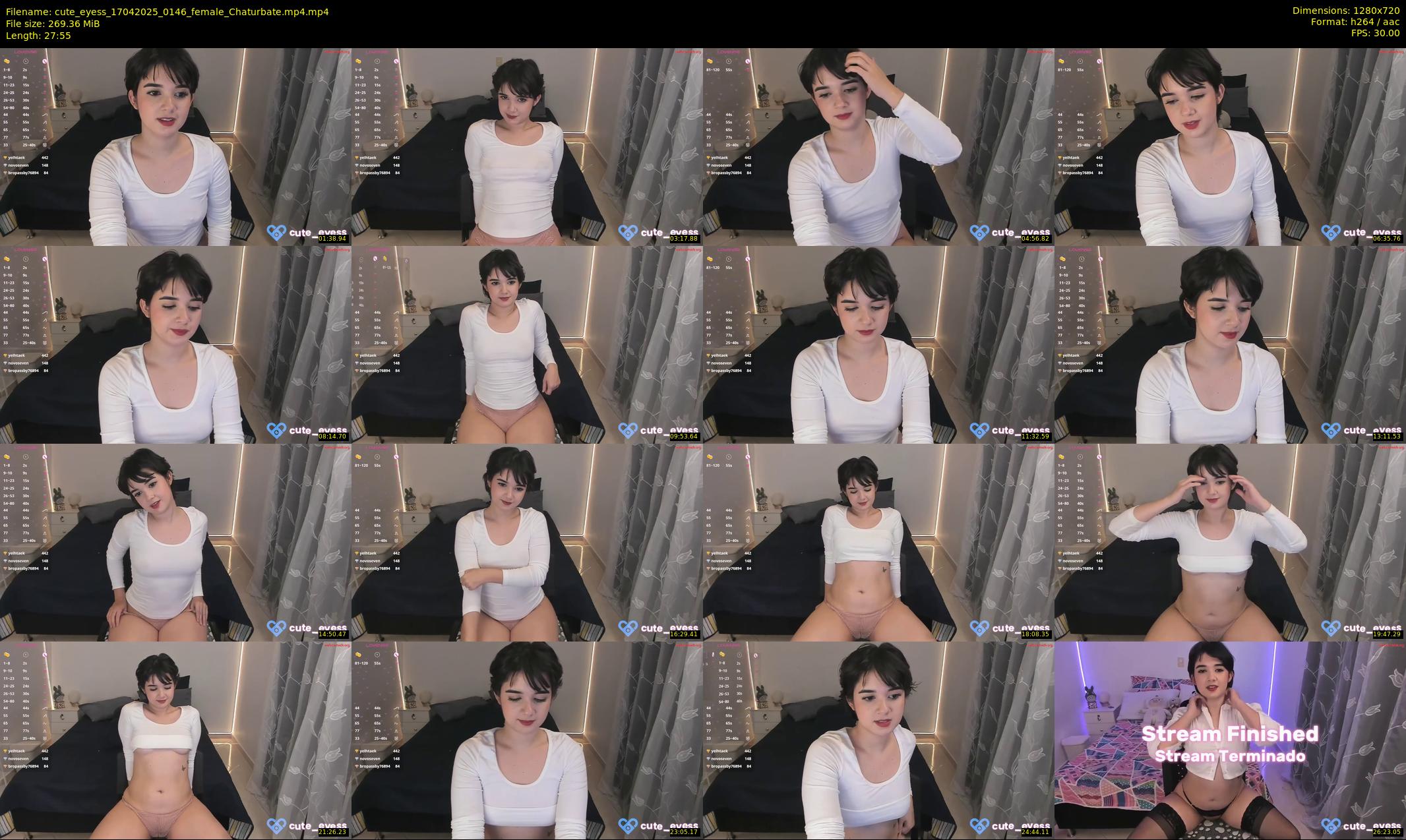 cute_eyess — 28 minute Chaturbate female cam show recording, 720p, Apr 17, 2025