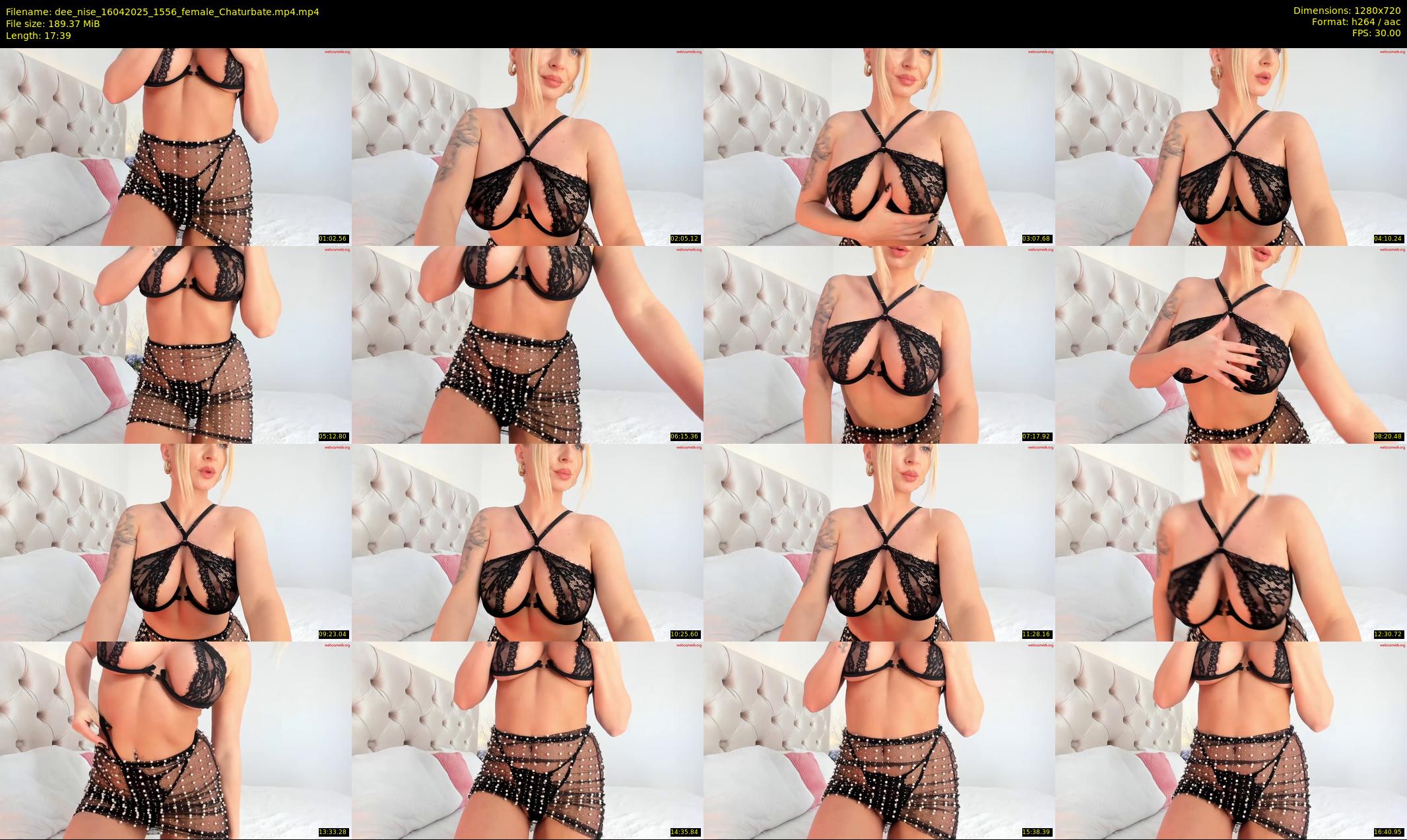 dee_nise — 18 minute Chaturbate female cam show recording, 720p, Apr 16, 2025